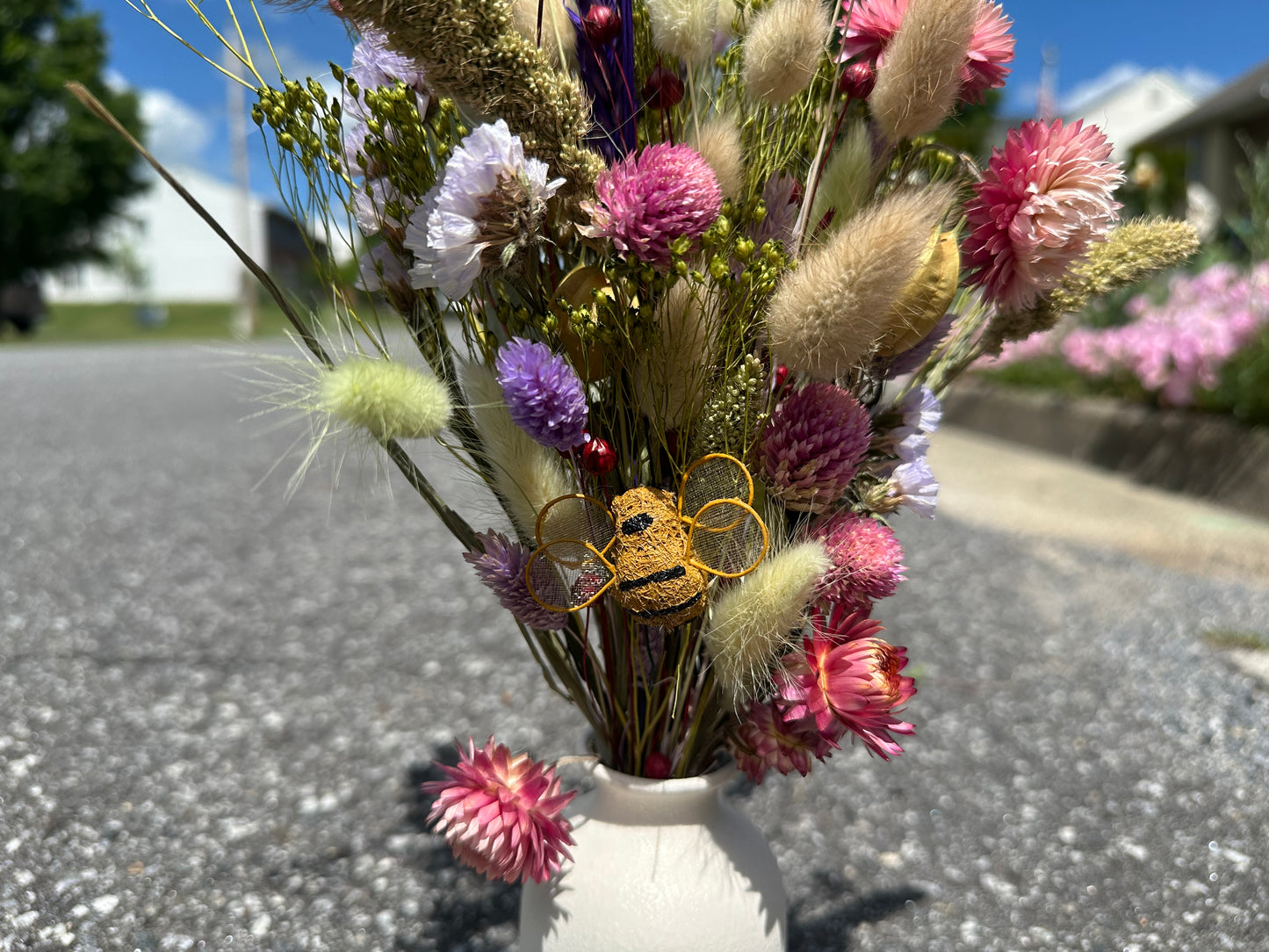 Dried Pink\Purple\Green Bouquet