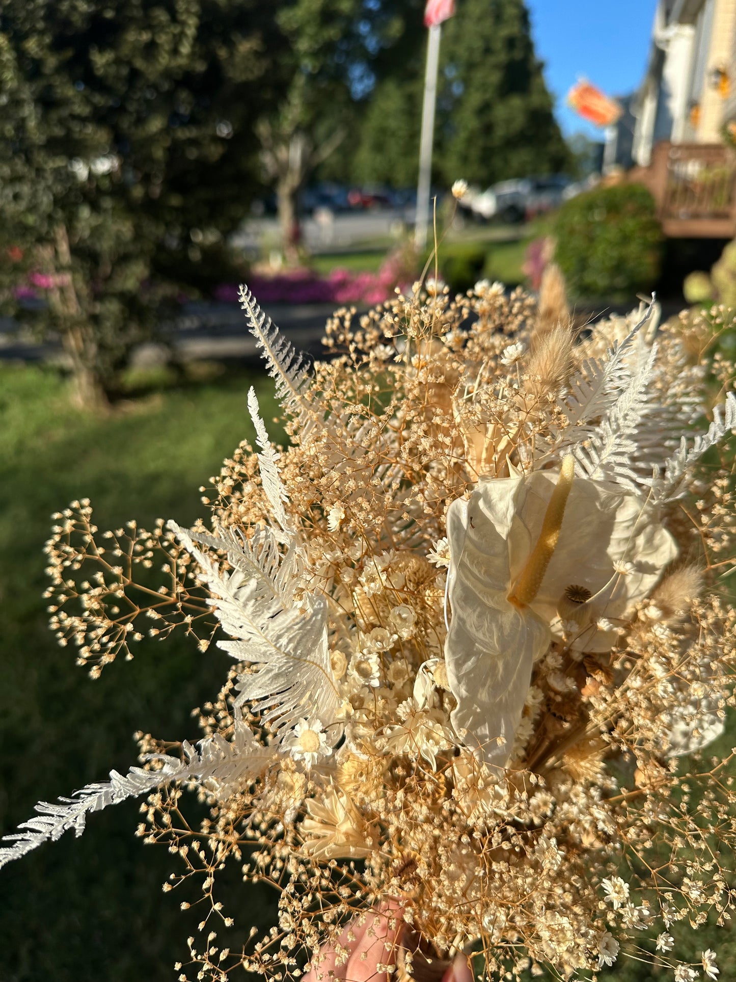 Anthurium Dried Bridal Bouquet