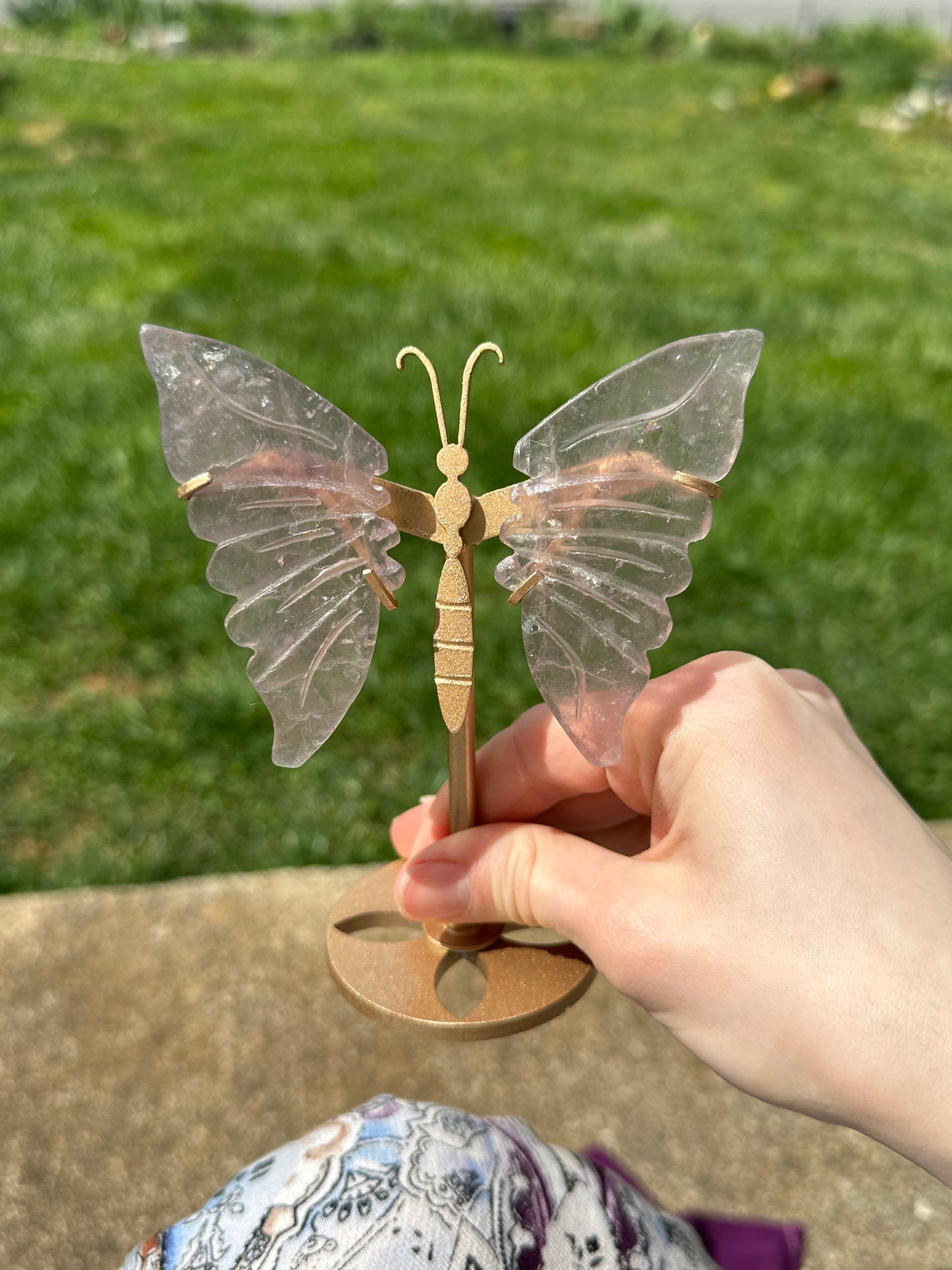 Fluorite Butterfly w/ Stand #9