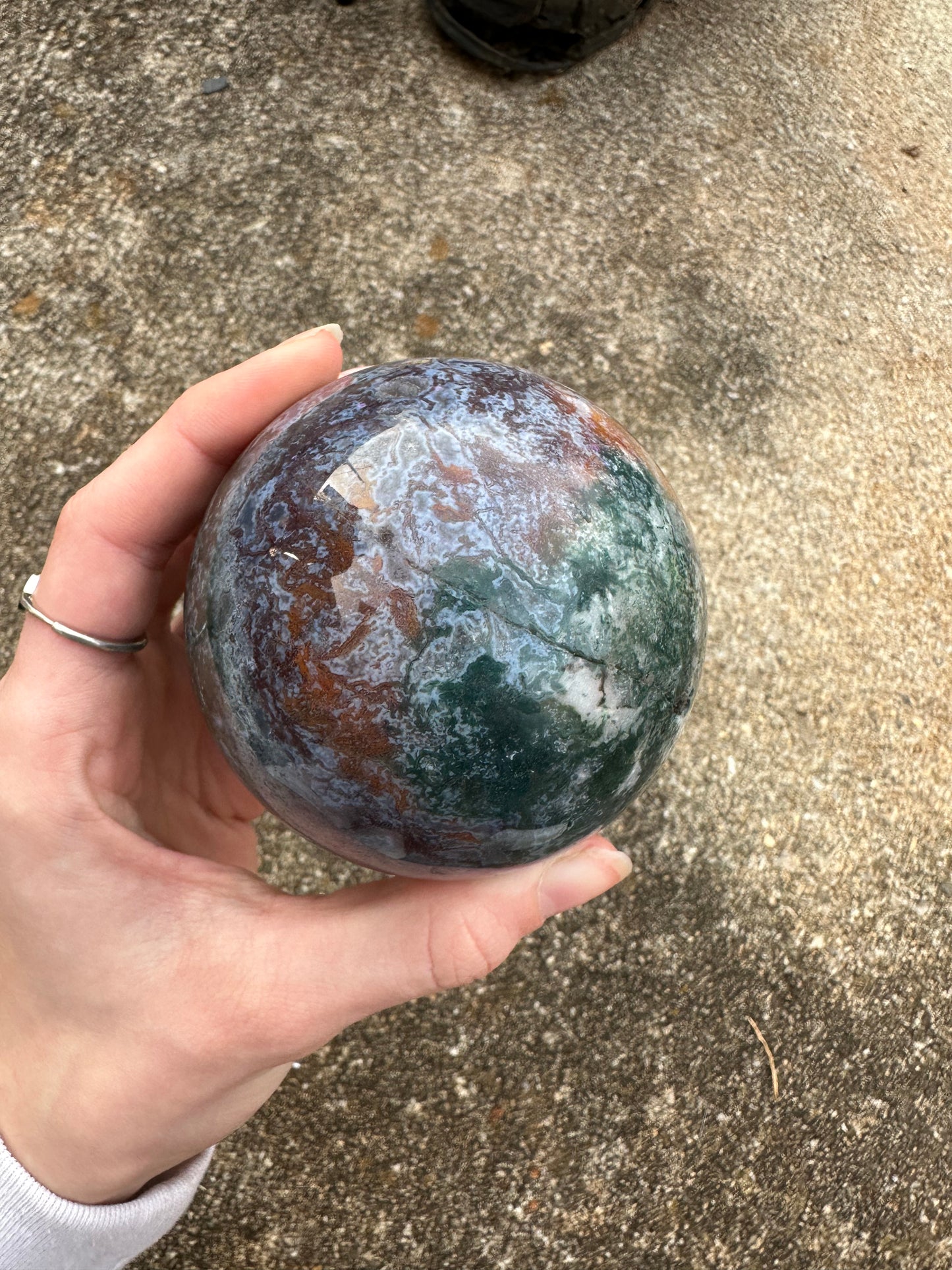 Ocean Jasper sphere #11