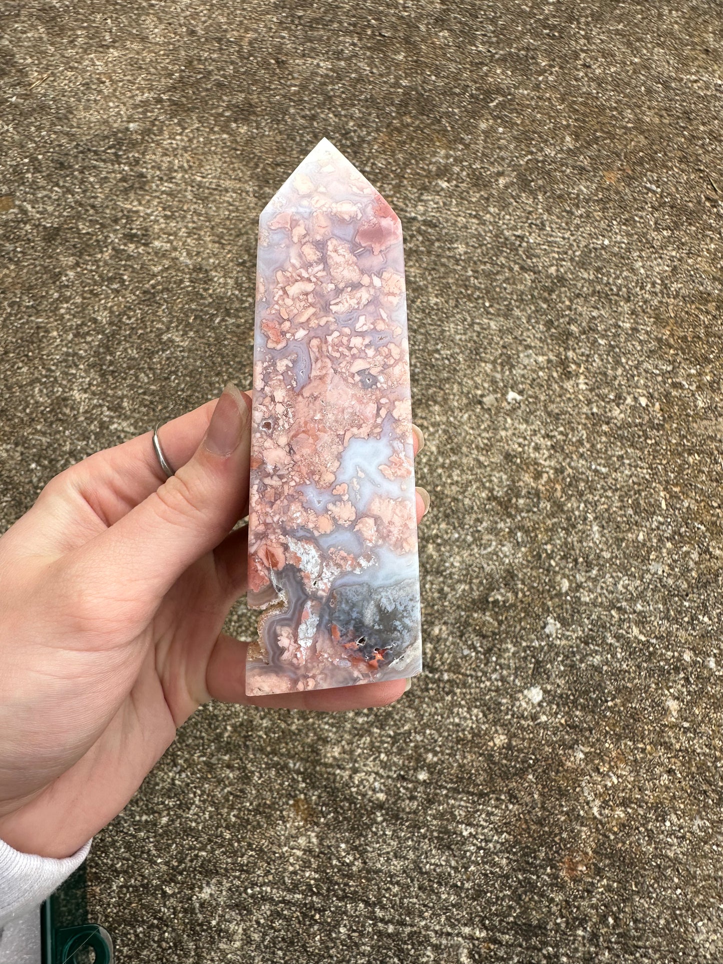 Cotton Candy Agate Tower #14