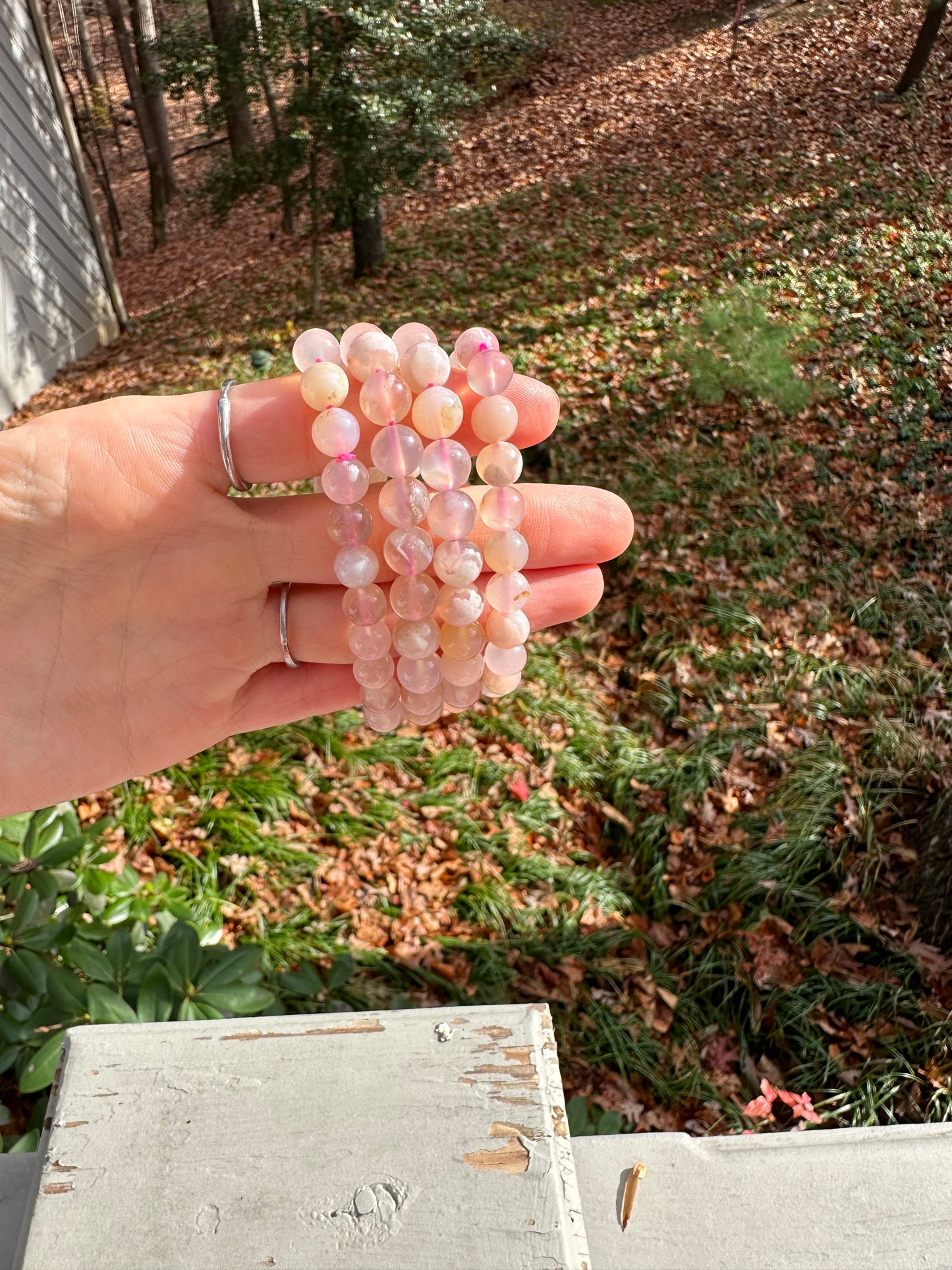 Flower Agate bracelet