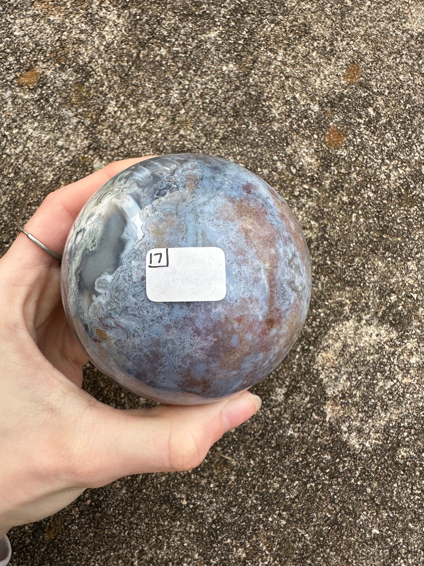 Ocean Jasper sphere #17