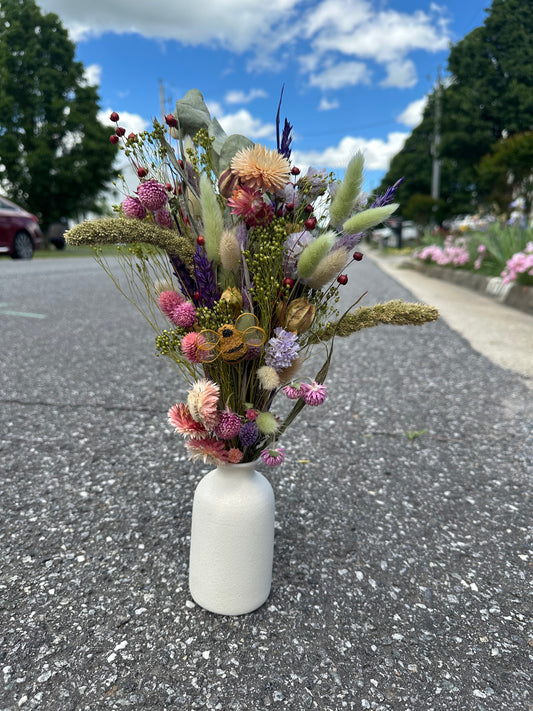 Dried Pink\Purple\Green Bouquet