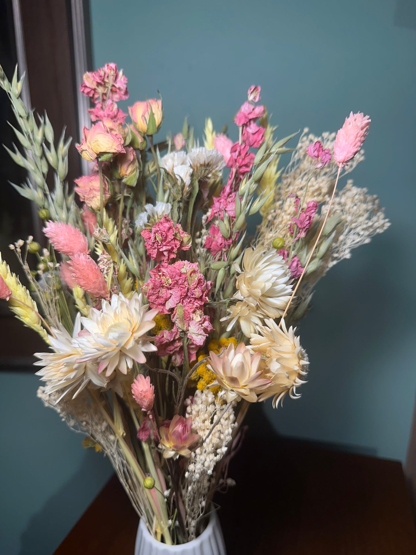 Pink Lemonade Dried Bouquet