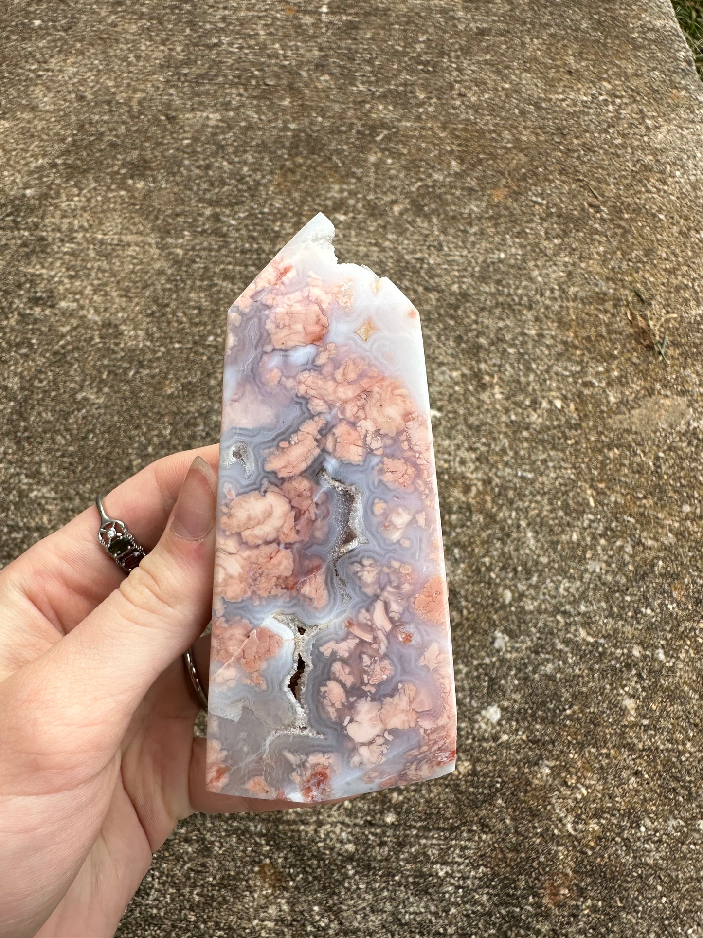 Cotton Candy Agate Tower #4