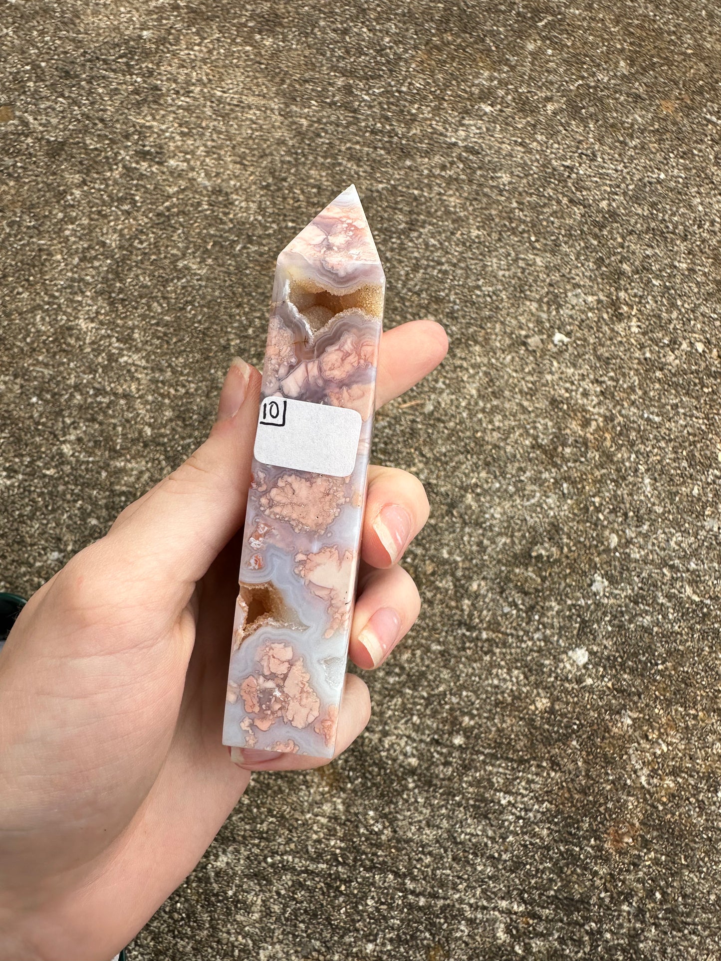 Cotton Candy Agate Tower #10