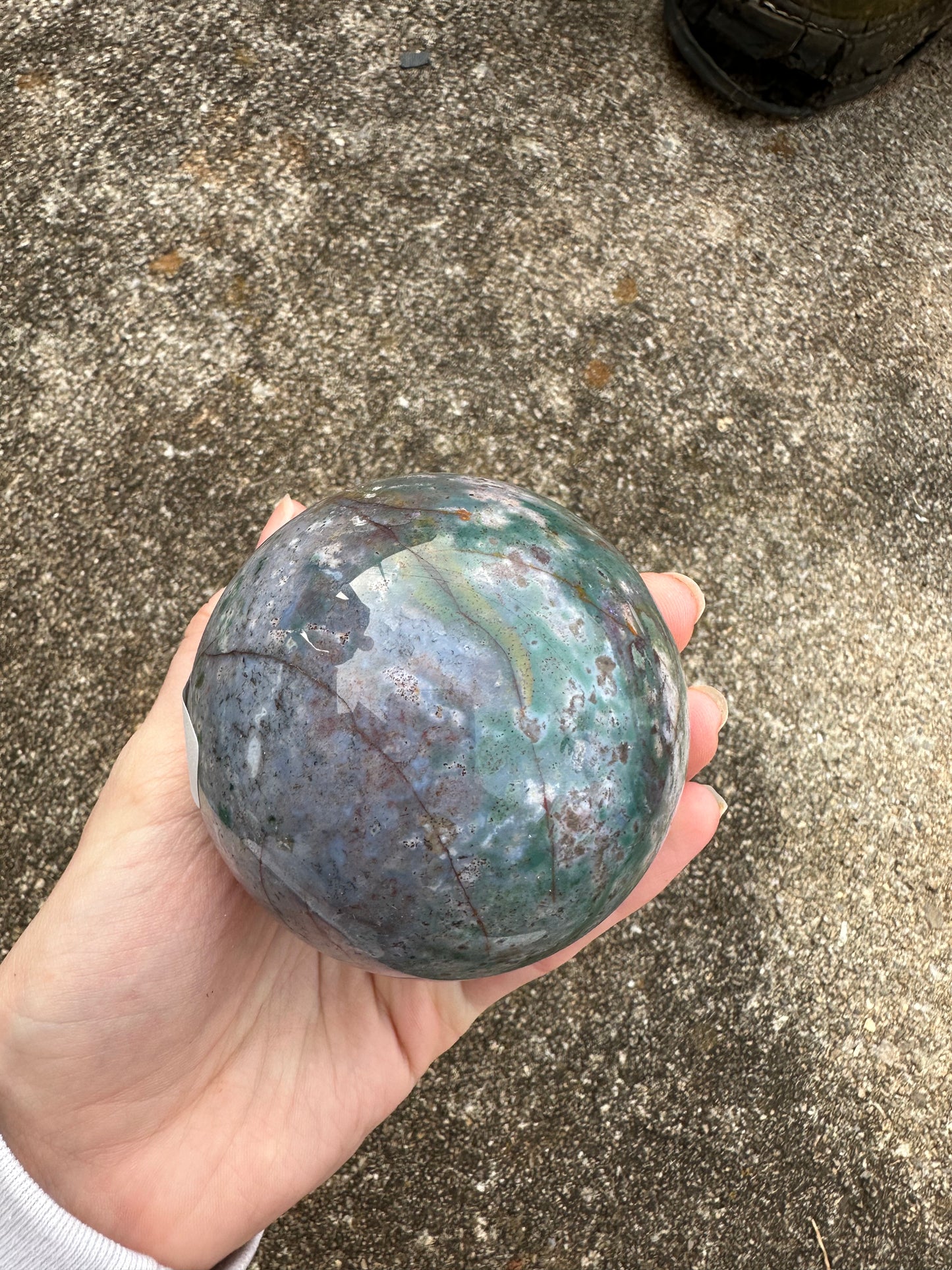 Ocean Jasper sphere #13