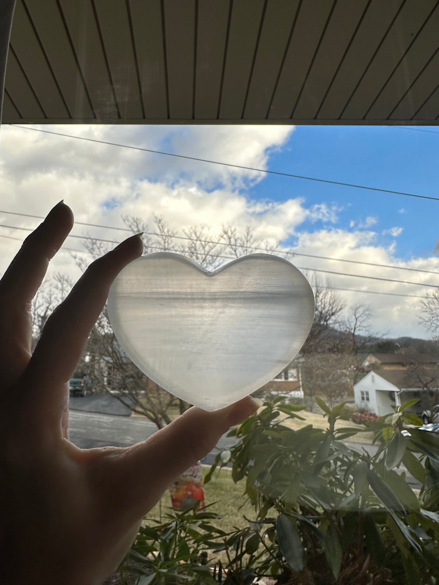 Selenite Heart