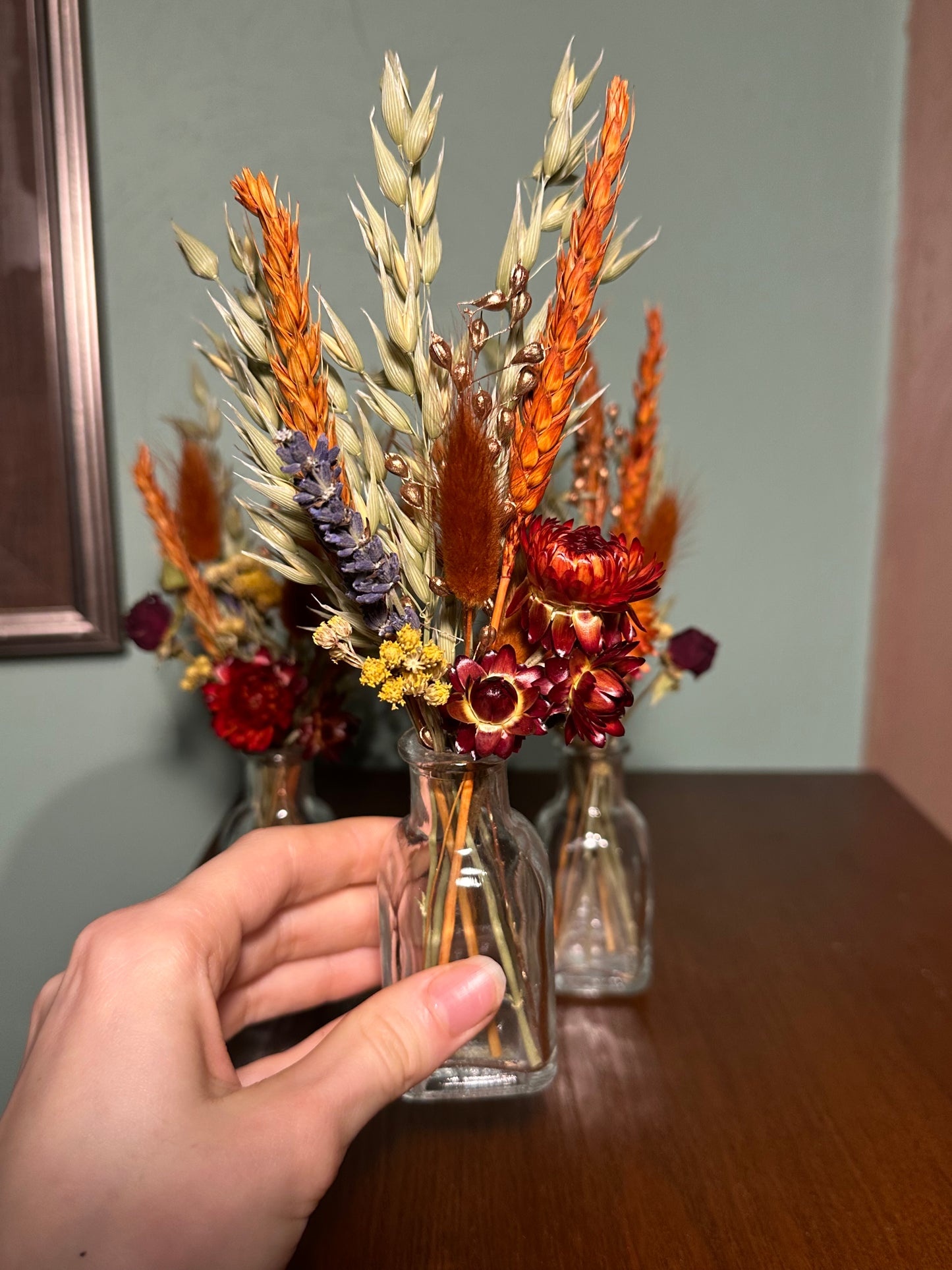 Autumn Dried Bud Vase