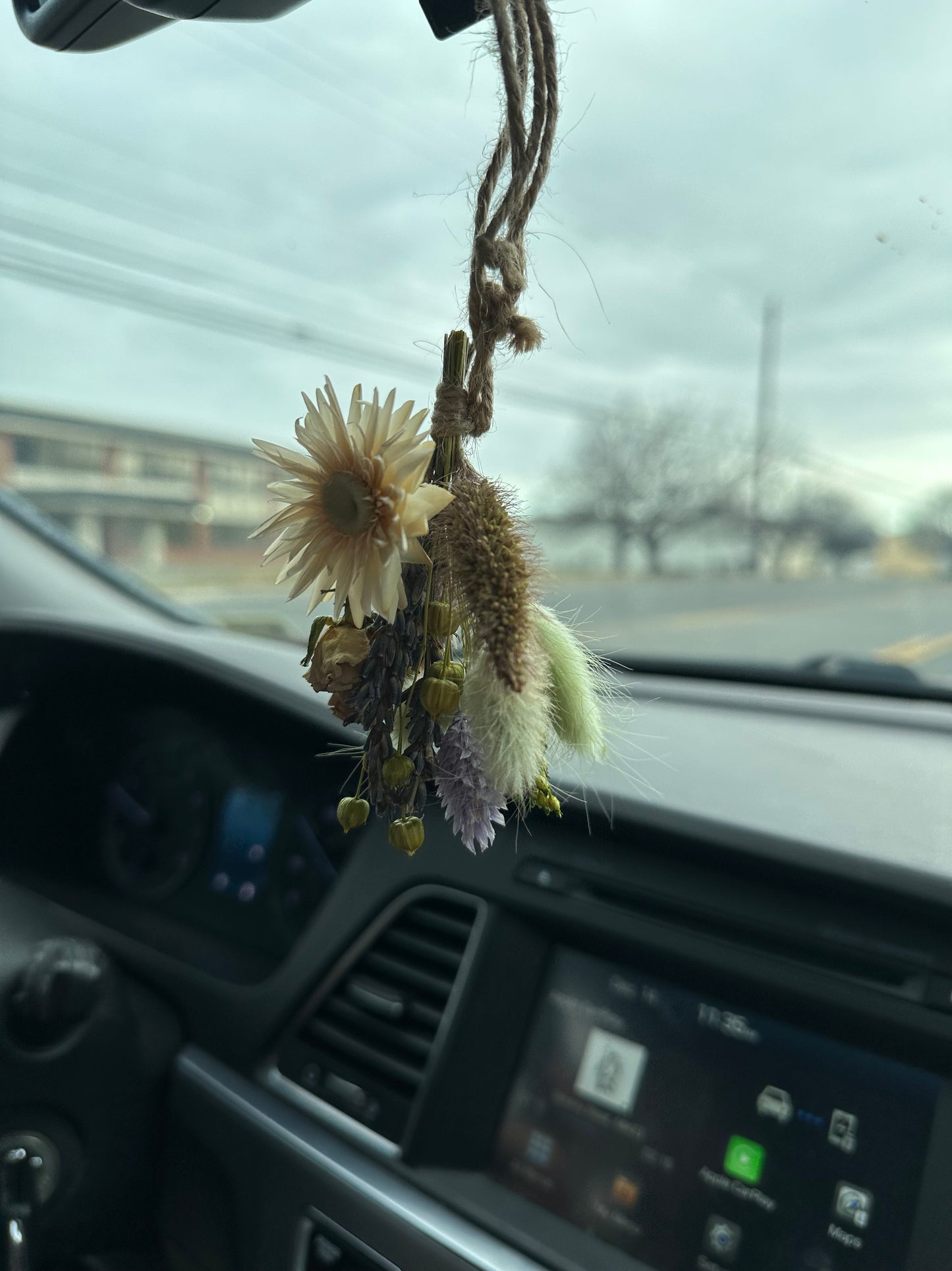 Frosty Dried Car Bouquet