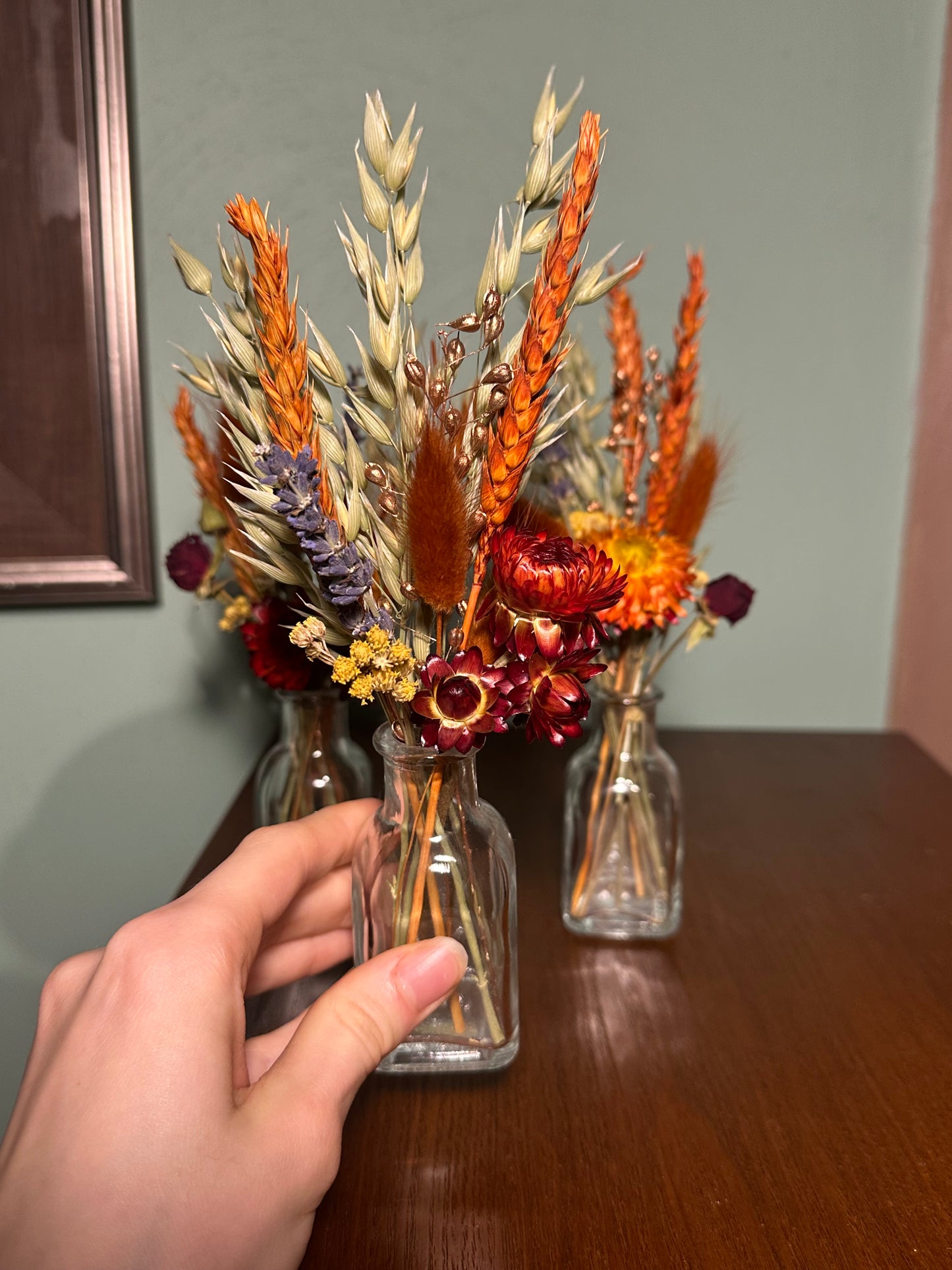 Autumn Dried Bud Vase