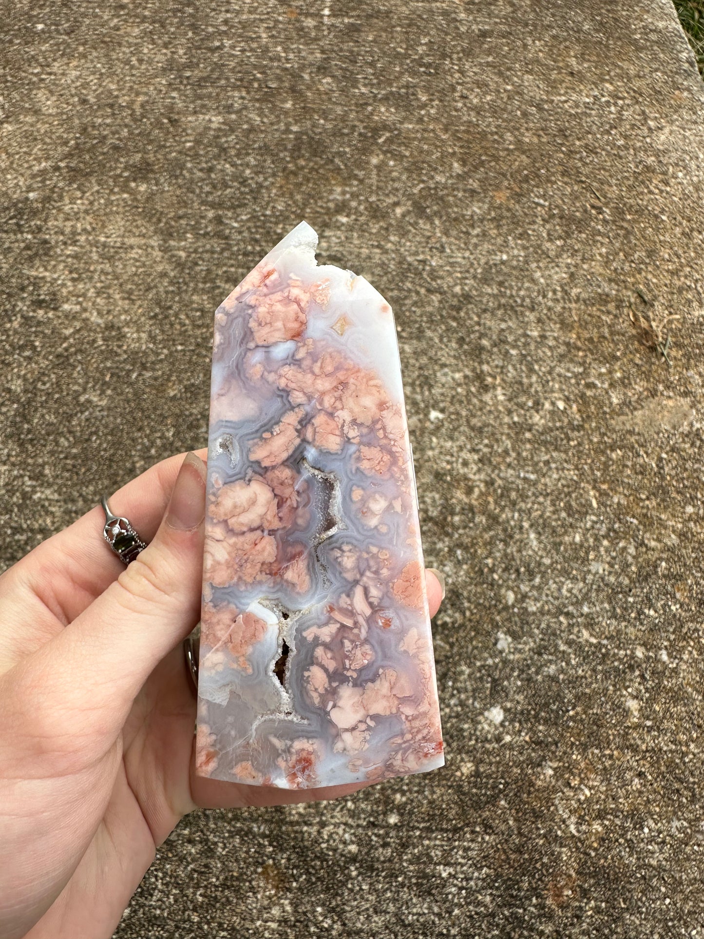 Cotton Candy Agate Tower #4