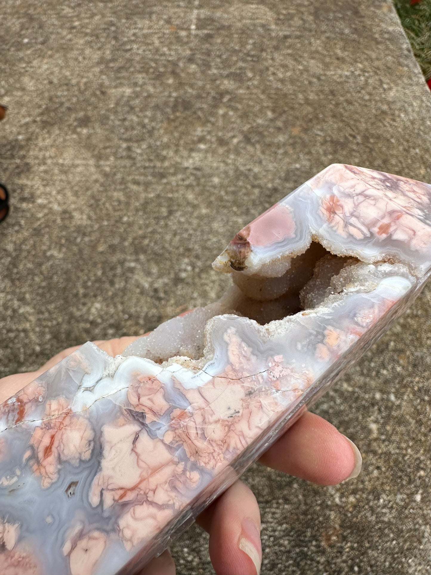 Cotton Candy Agate Tower #8