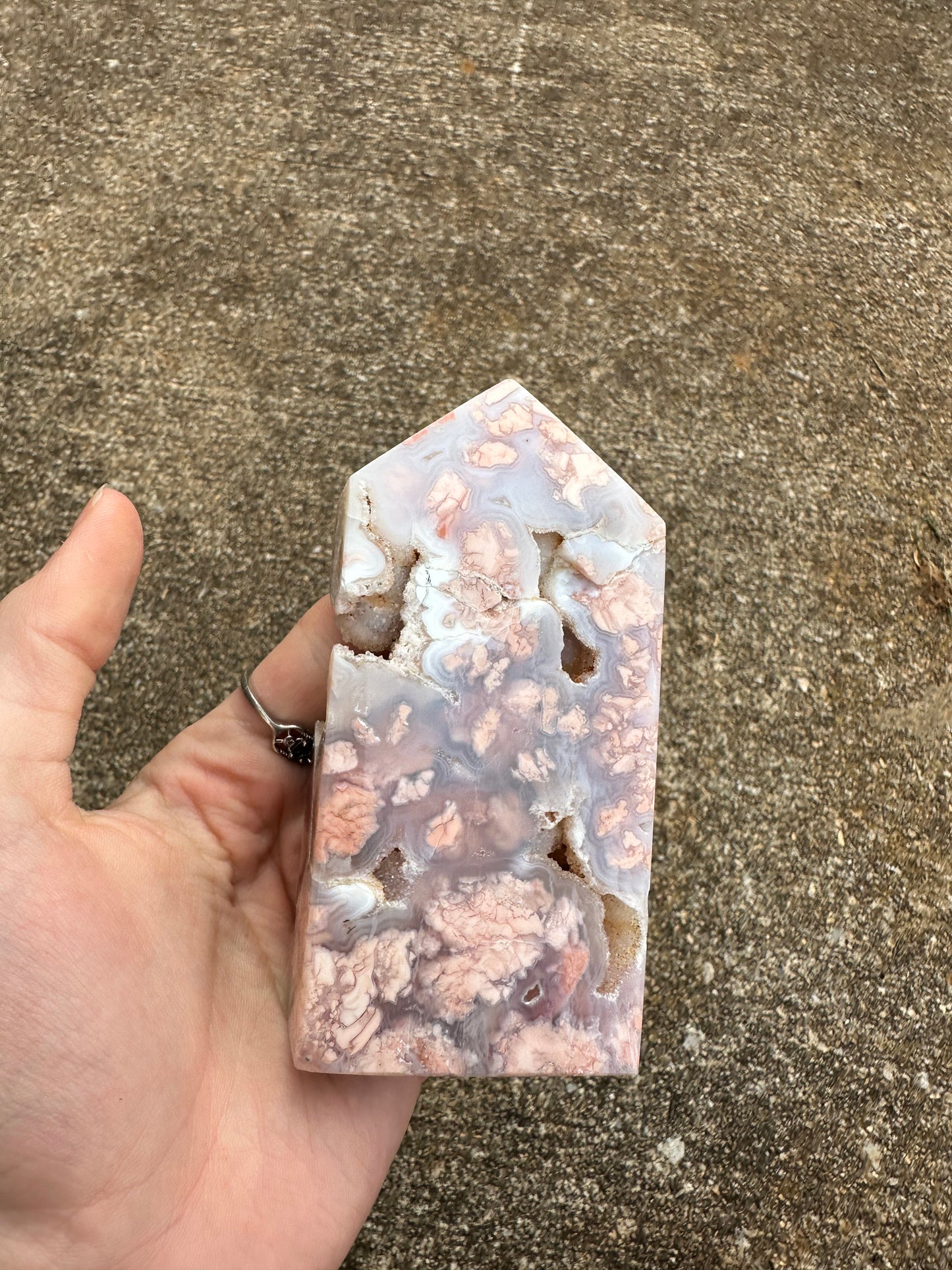 Cotton Candy Agate Tower #1