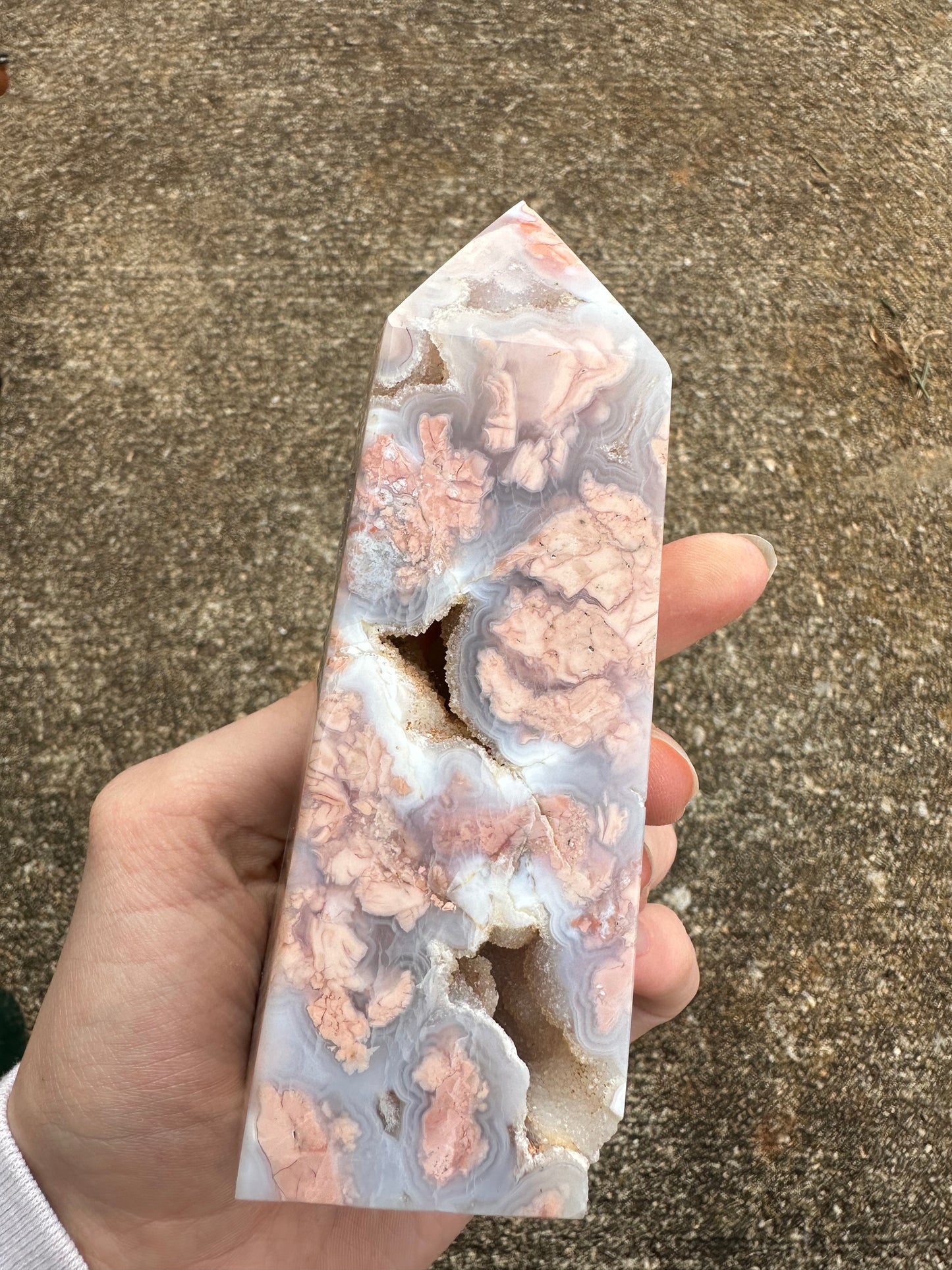 Cotton Candy Agate Tower #8