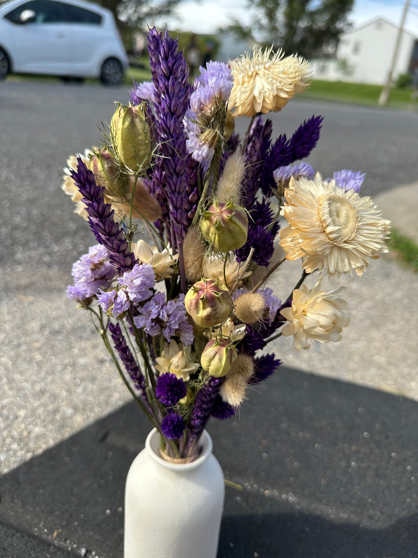 Purple Rain Dried Flower Bouquet