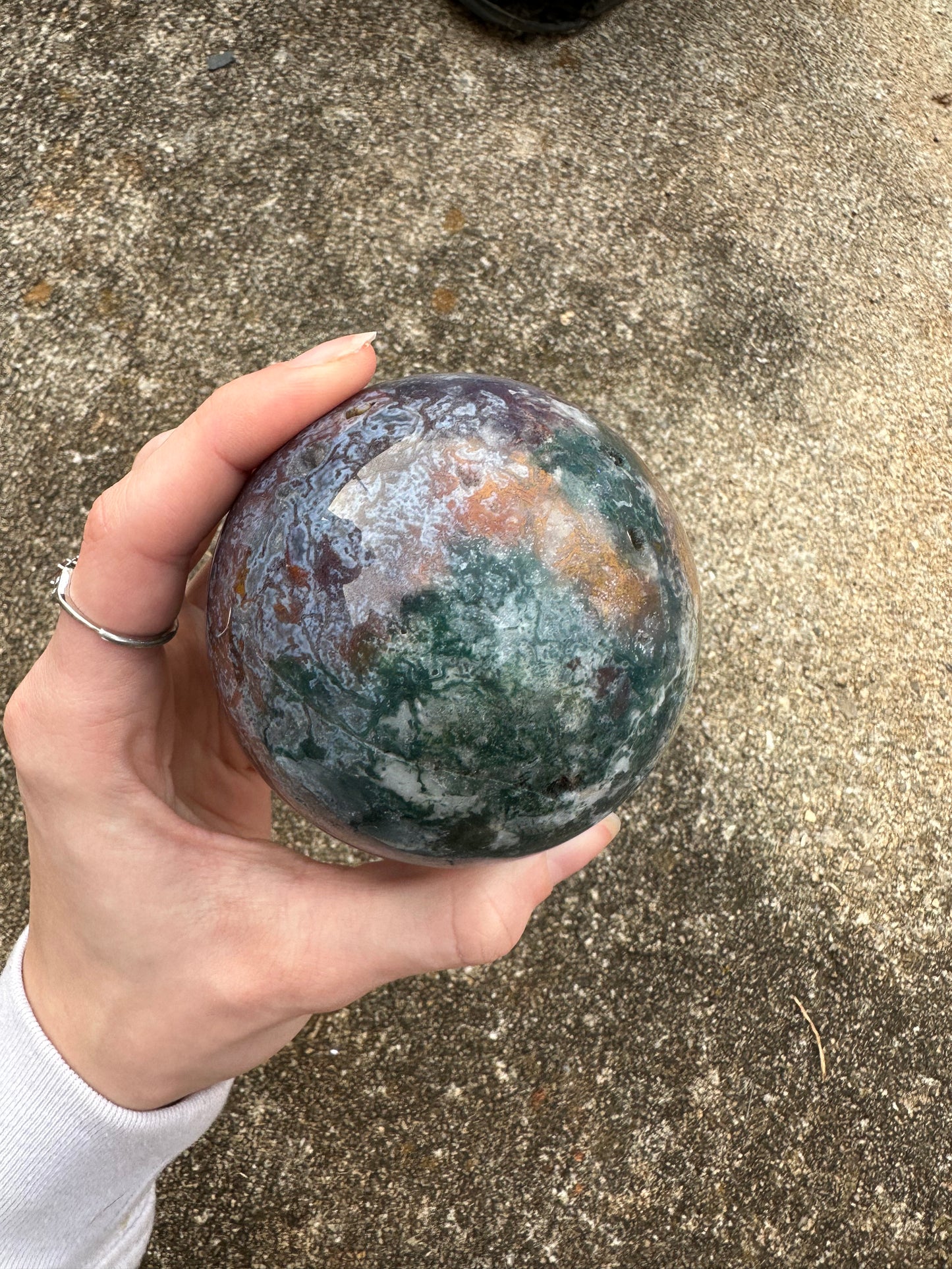 Ocean Jasper sphere #11