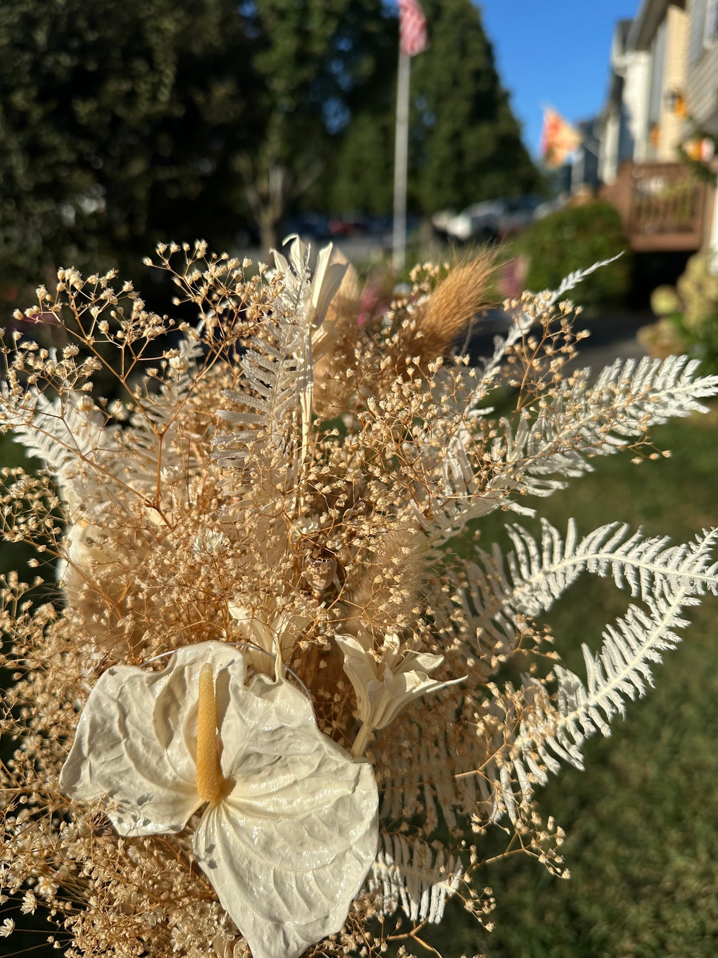 Anthurium Dried Bridal Bouquet
