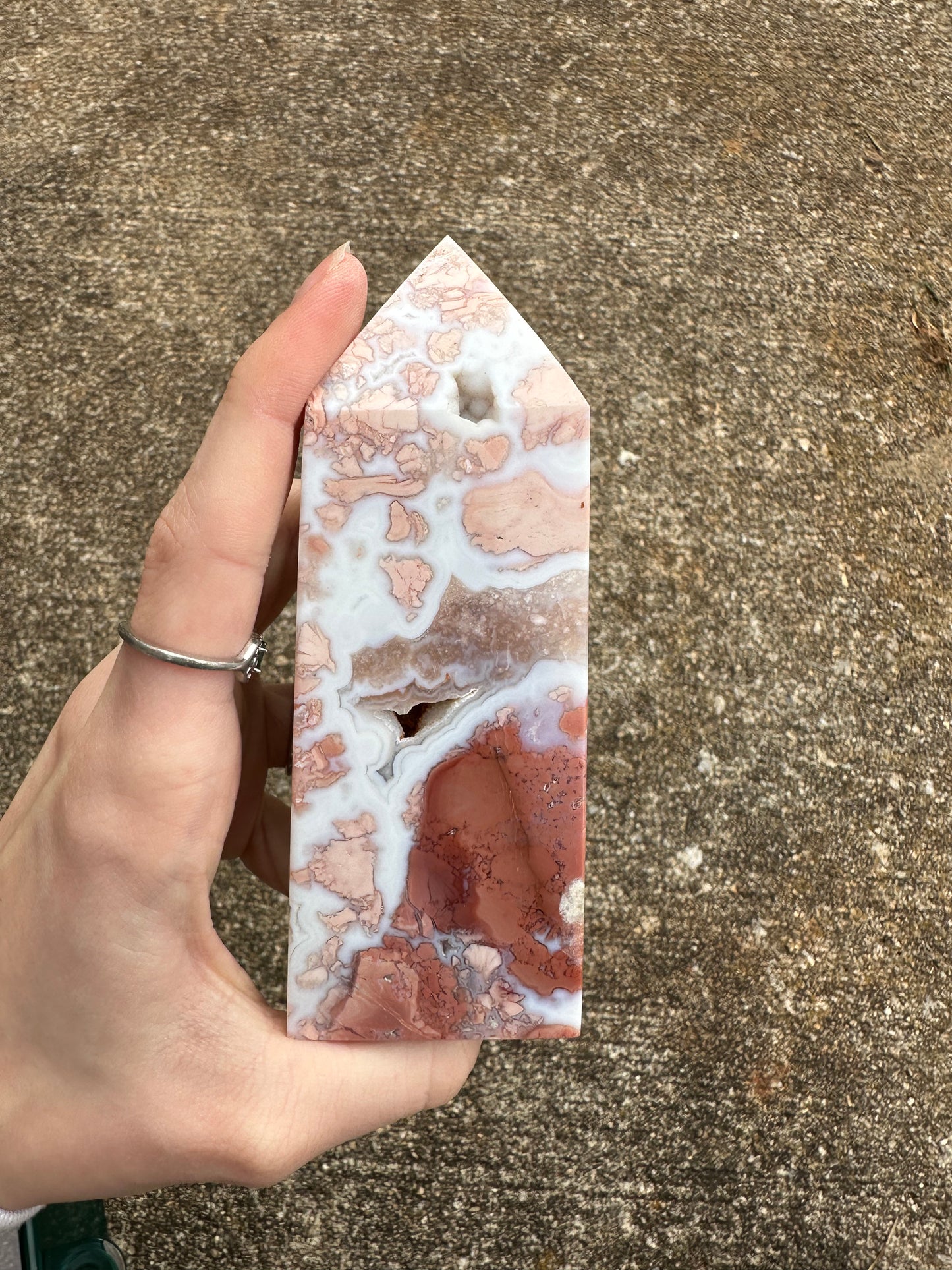 Cotton Candy Agate Tower #6