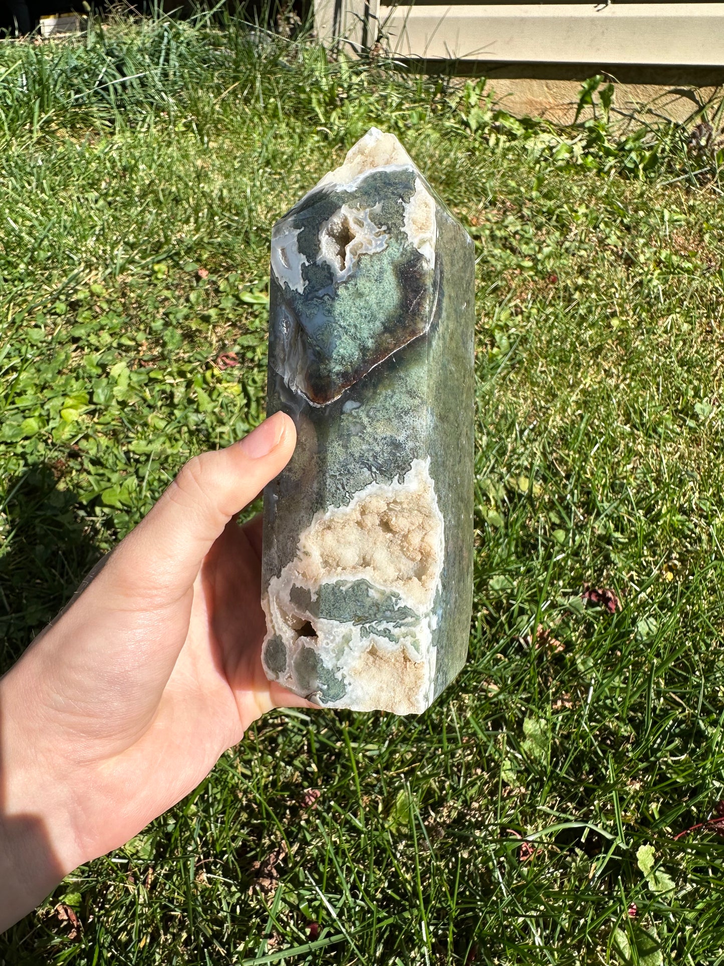 Moss Agate tower #8