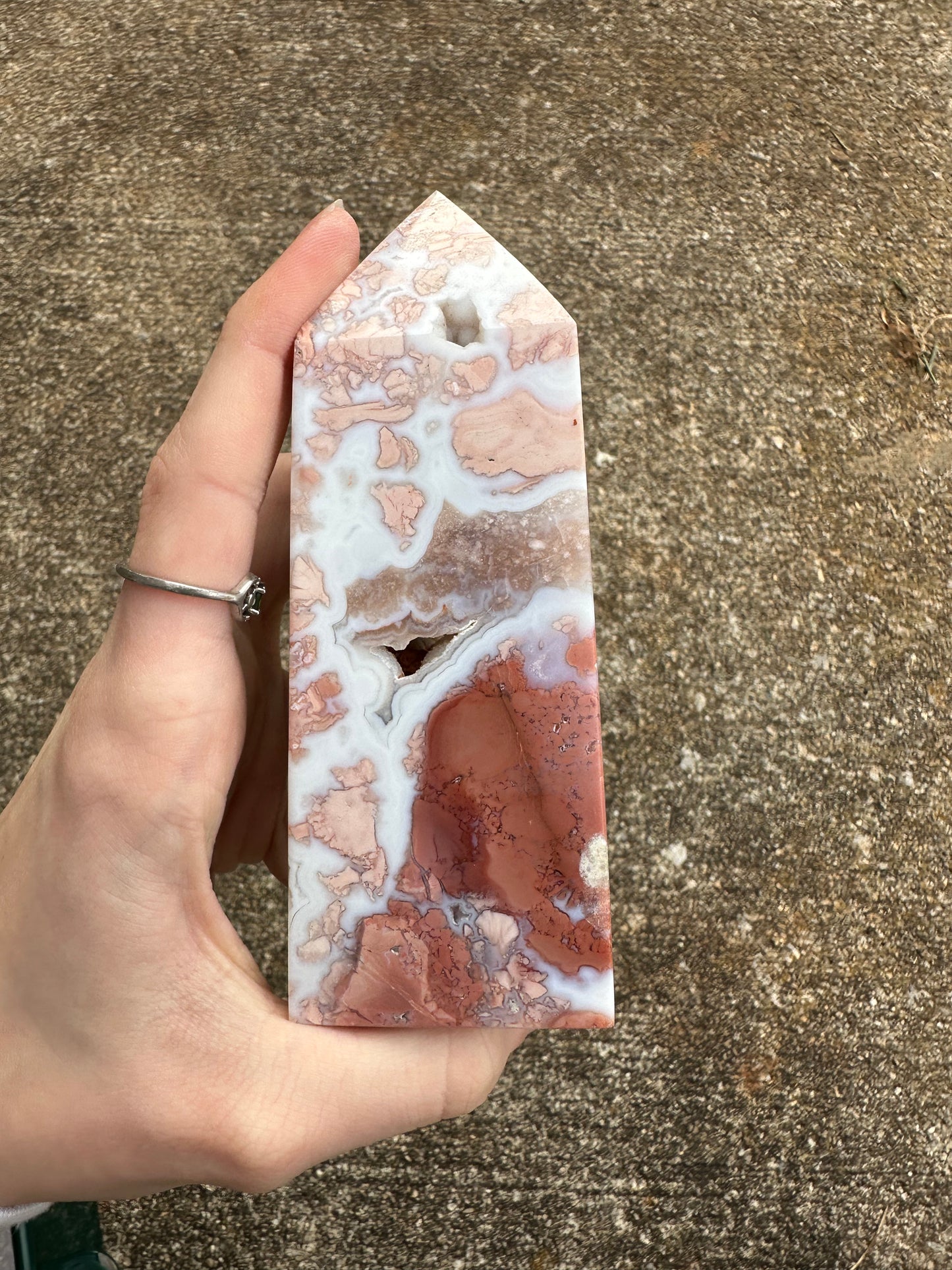 Cotton Candy Agate Tower #6