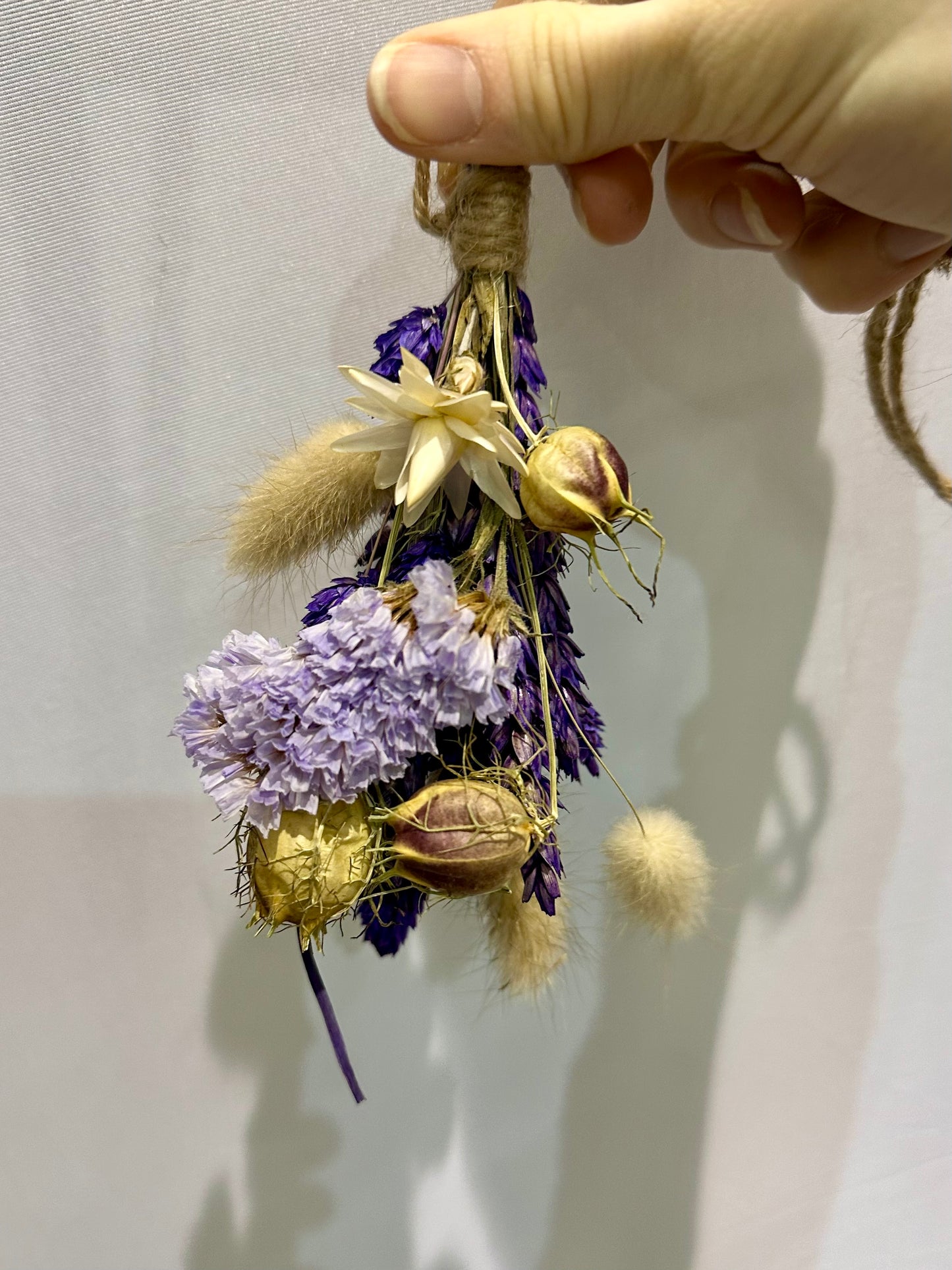 Purple Rain dried car bouquet