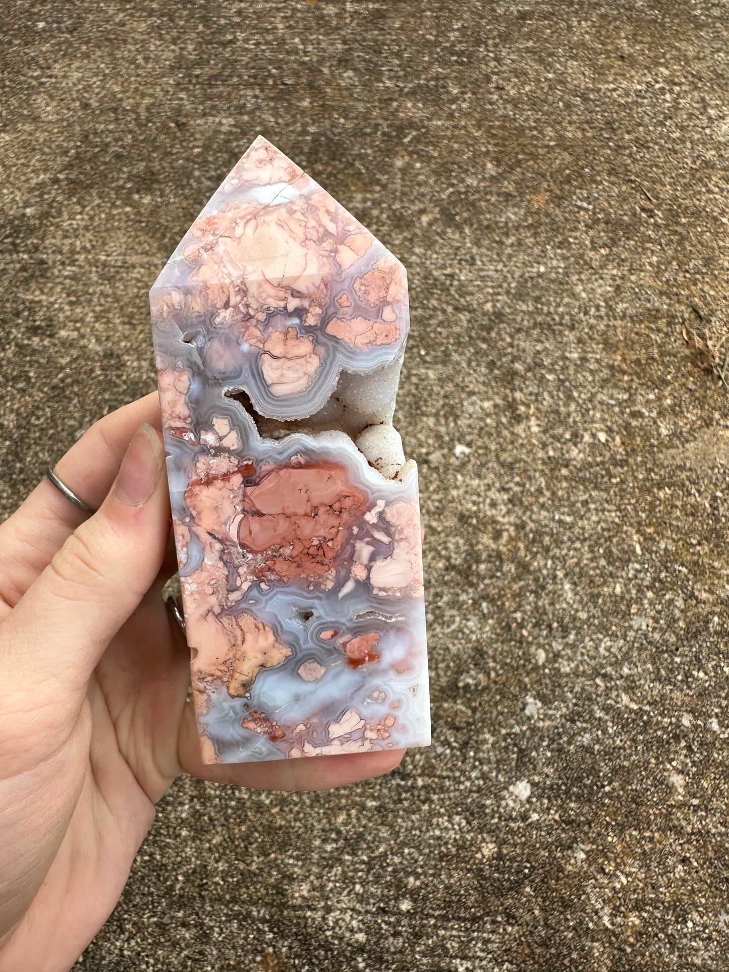 Cotton Candy Agate Tower #5