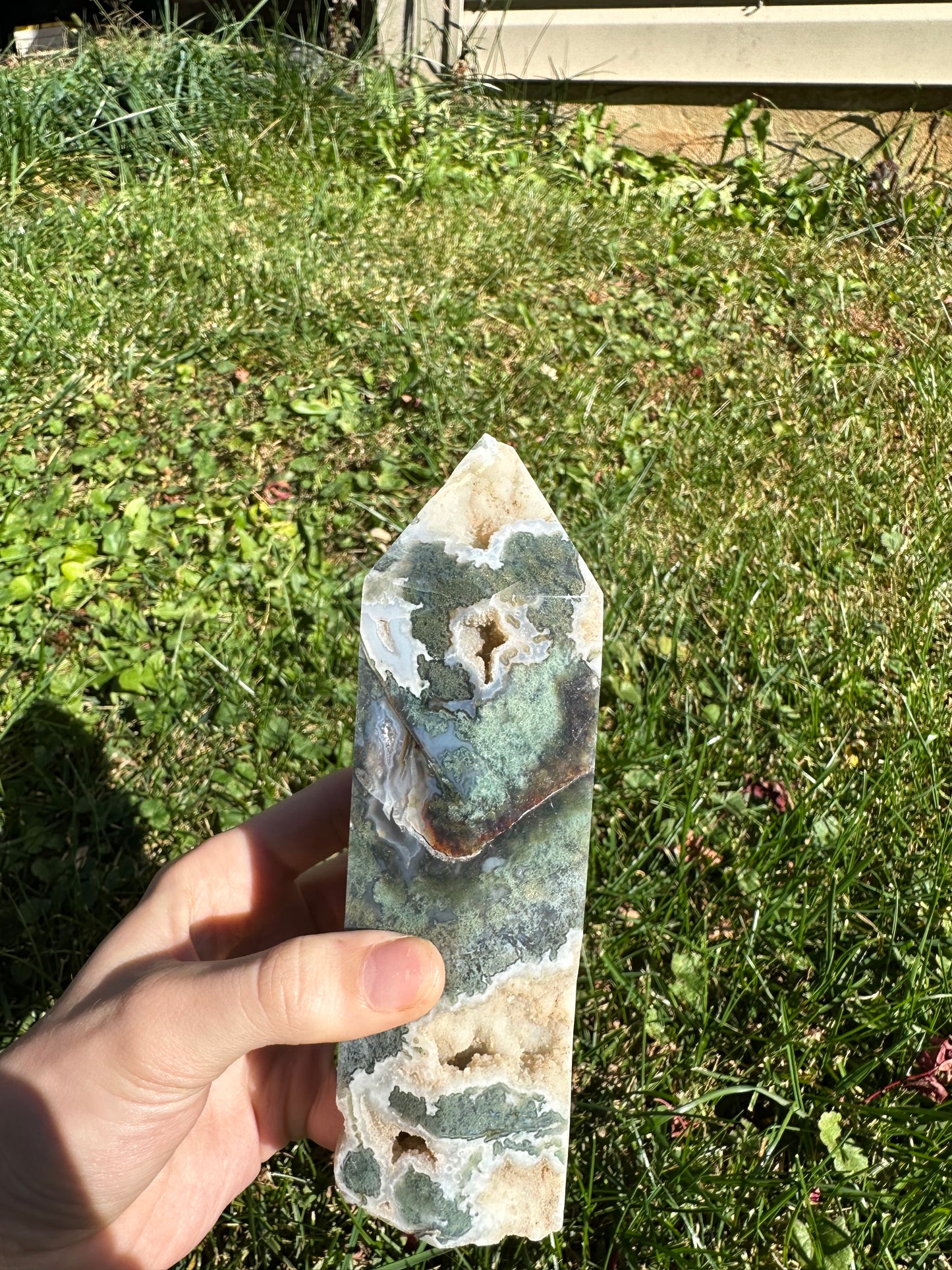 Moss Agate tower #8