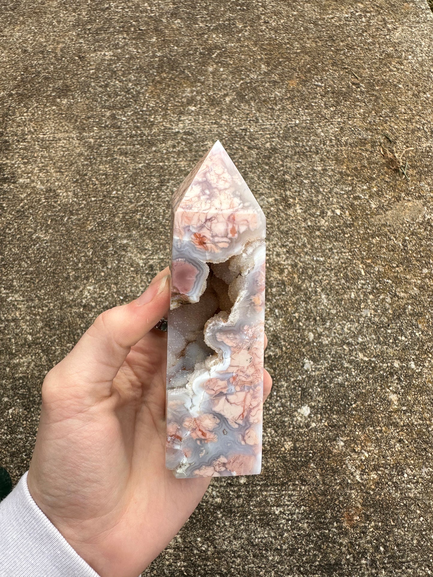 Cotton Candy Agate Tower #8