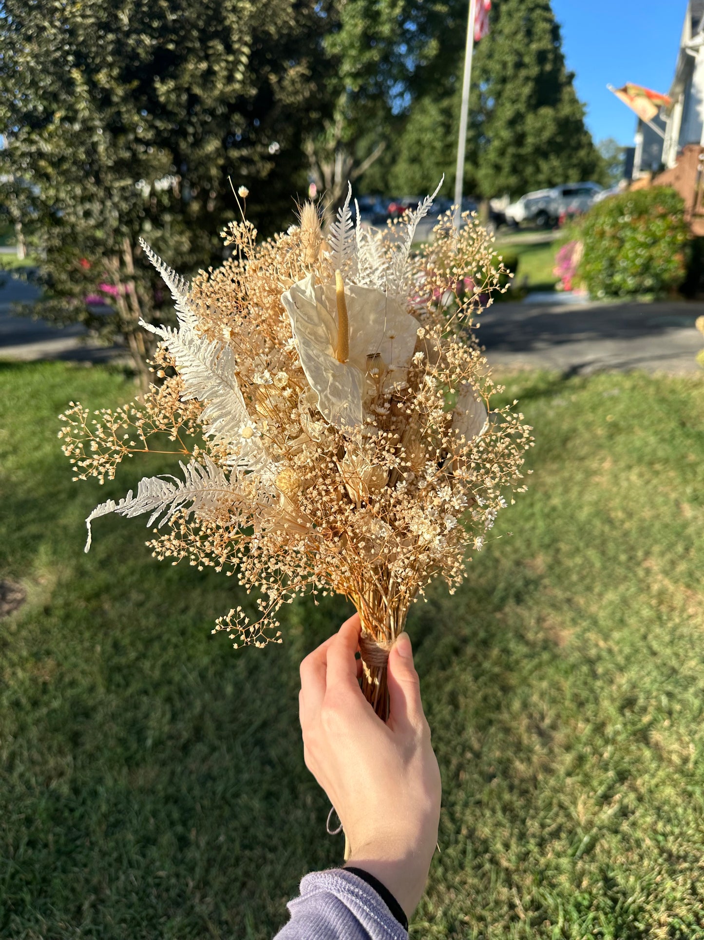 Anthurium Dried Bridal Bouquet