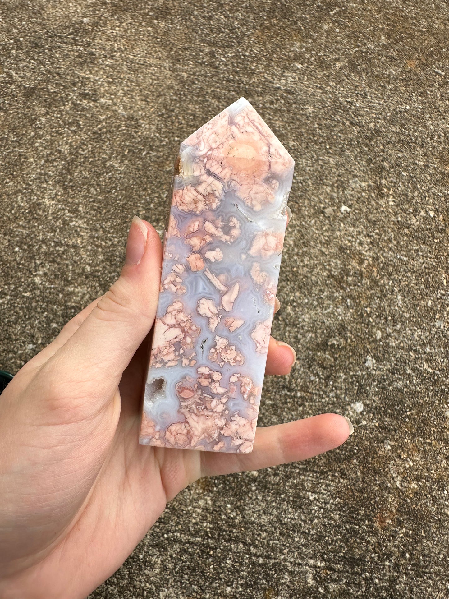 Cotton Candy Agate Tower #10