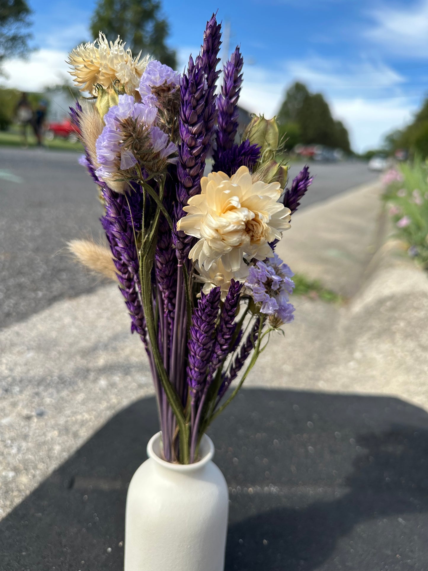 Purple Rain Dried Flower Bouquet