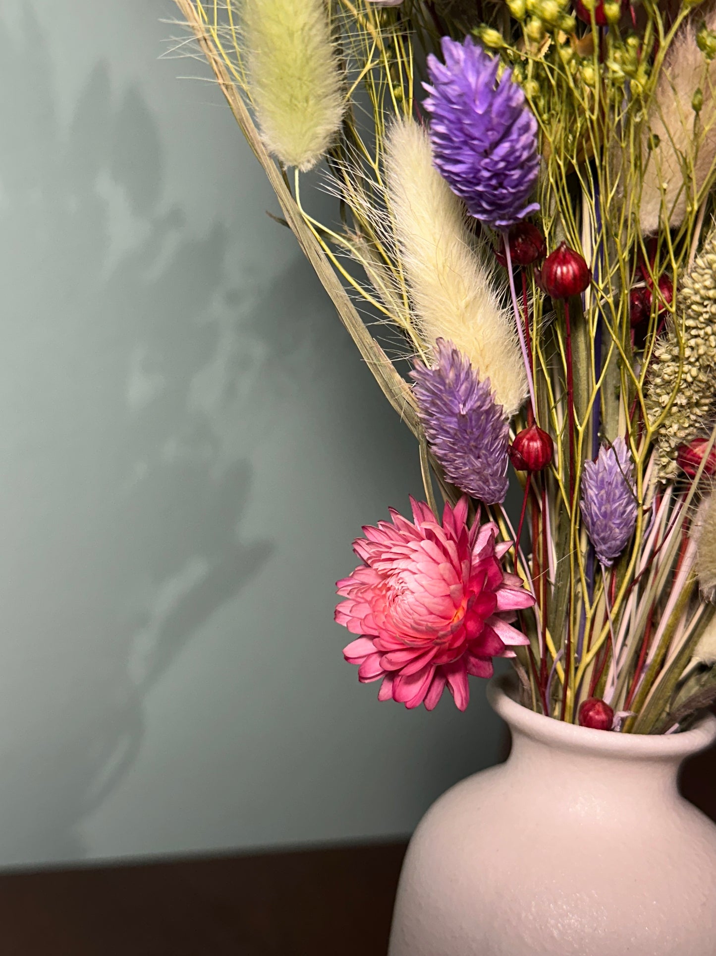 Dried Pink\Purple\Green Bouquet