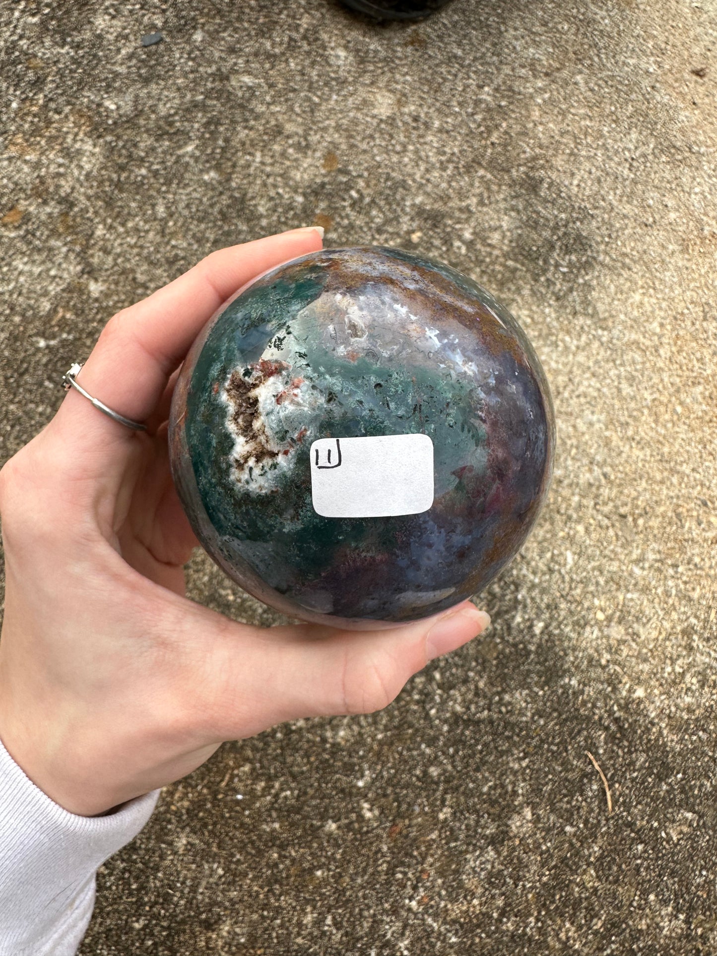 Ocean Jasper sphere #11