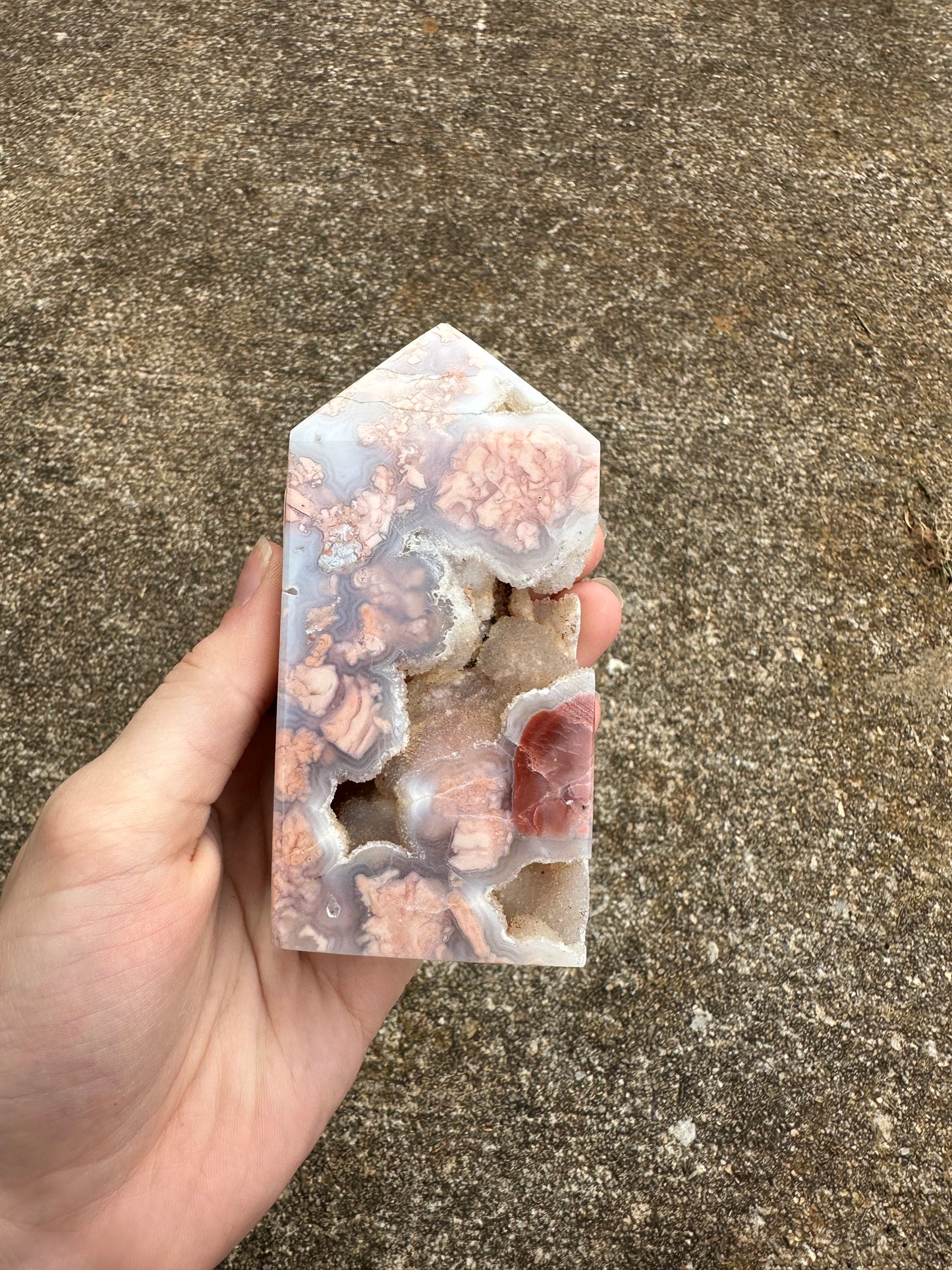 Cotton Candy Agate Tower #1