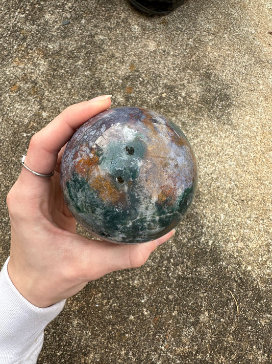 Ocean Jasper sphere #11