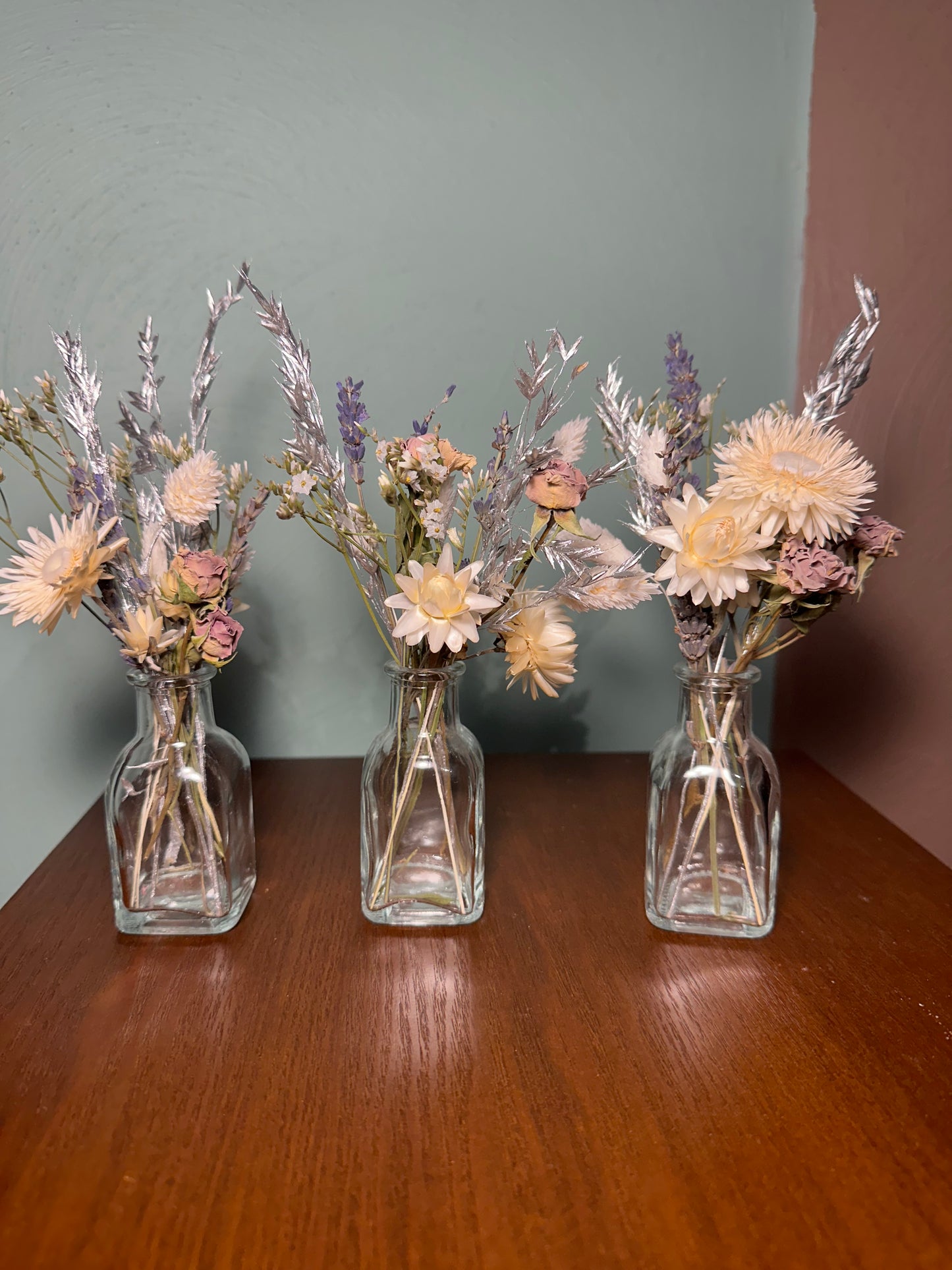 Winter Wonderland Dried Bud Vase