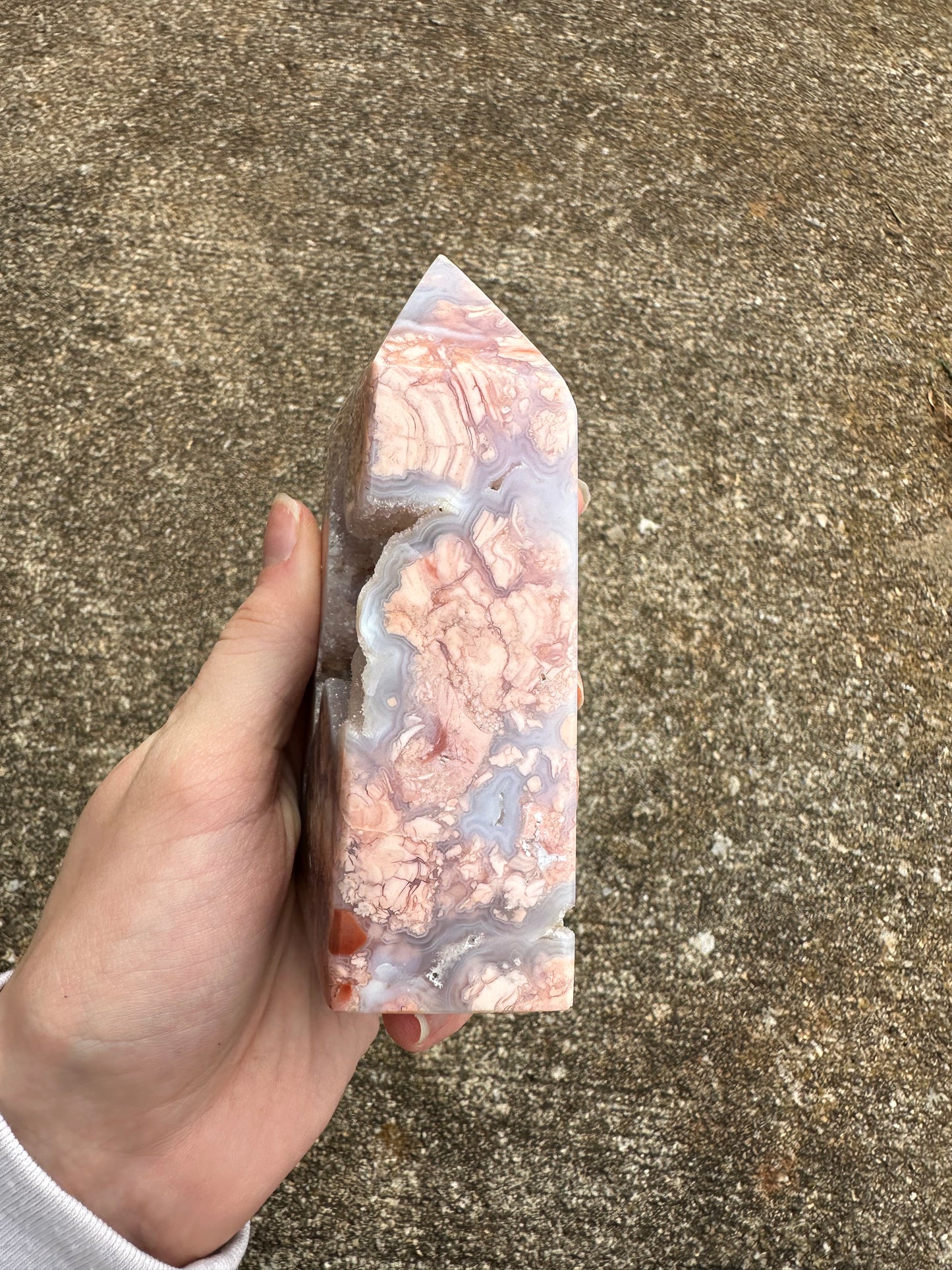 Cotton Candy Agate Tower #2