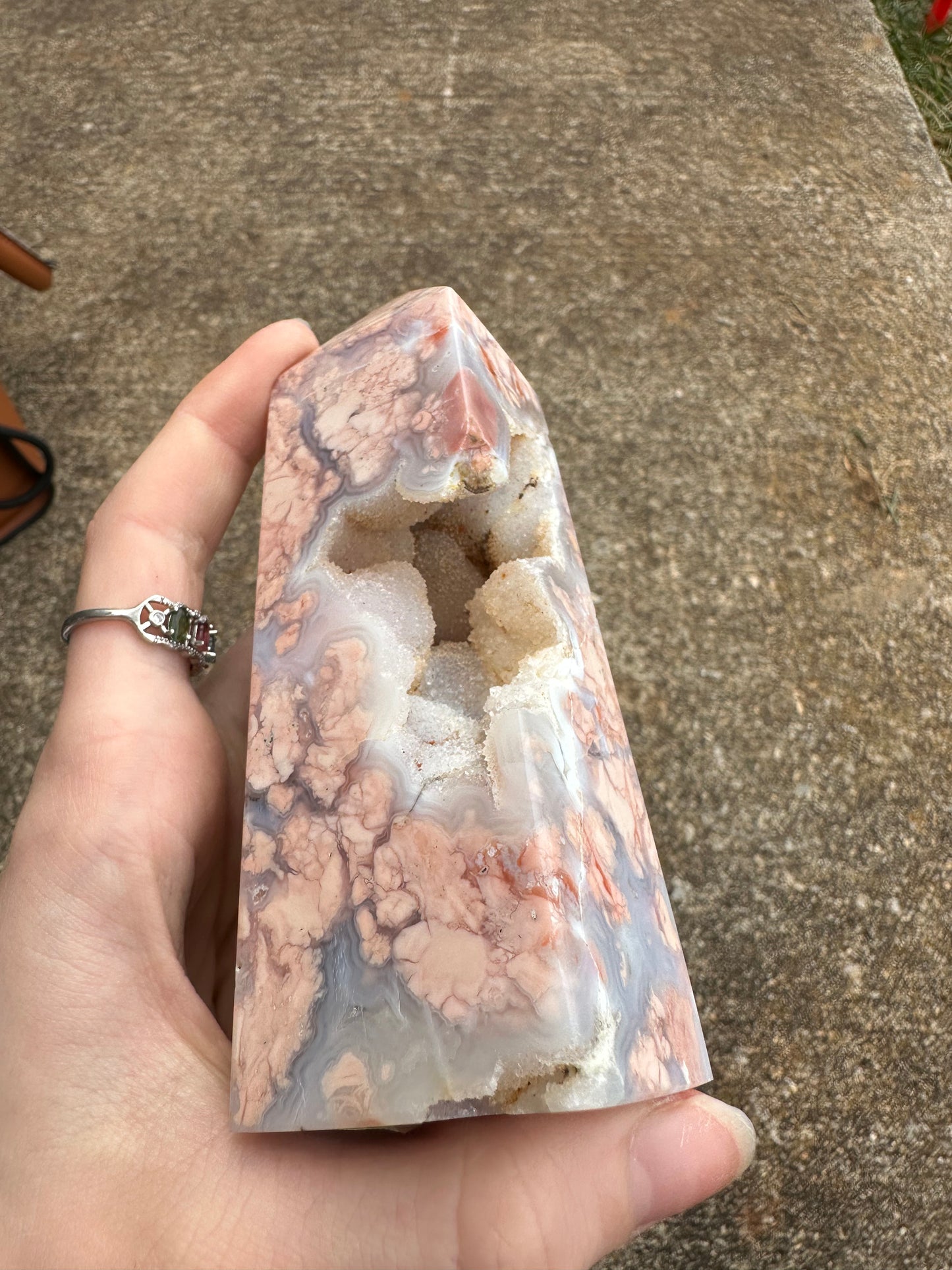 Cotton Candy Agate Tower #8