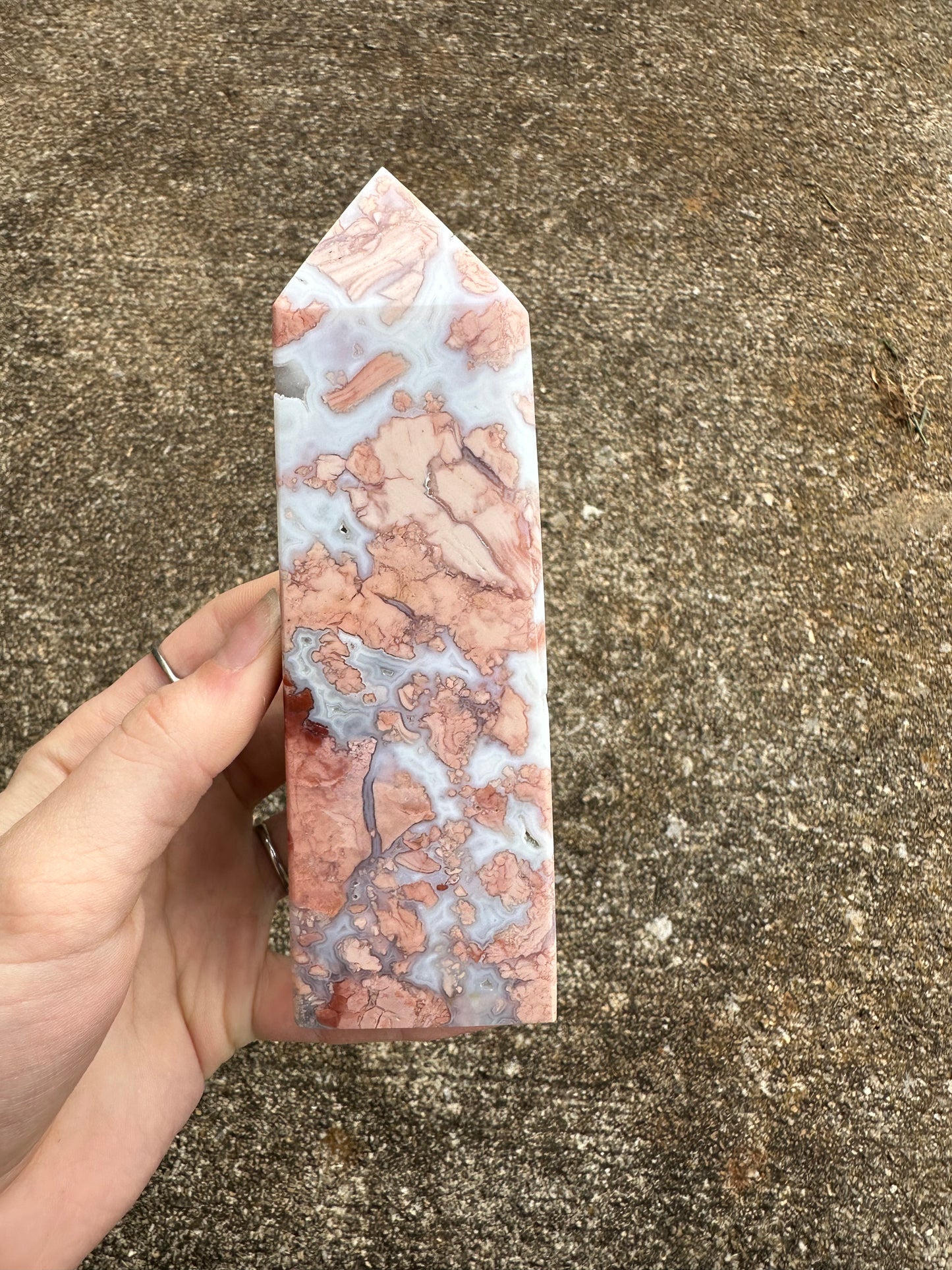 Cotton Candy Agate Tower #7