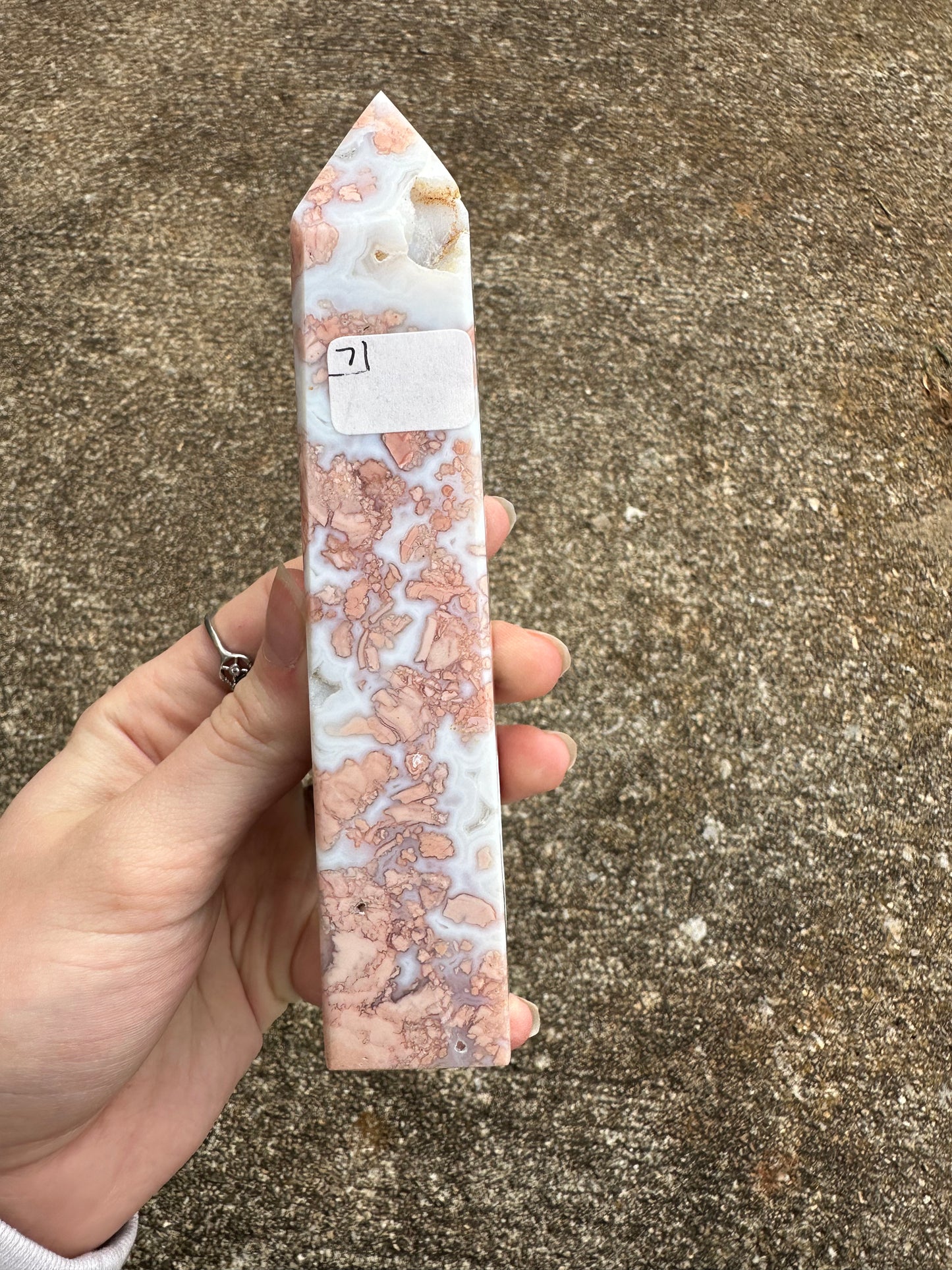 Cotton Candy Agate Tower #7