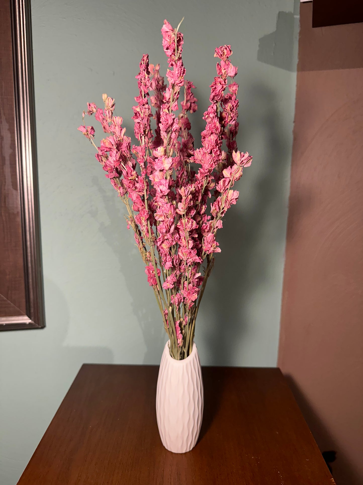 Pink Larkspur Dried Bouquet