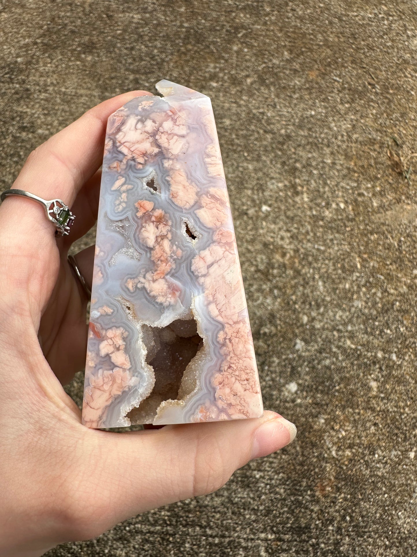 Cotton Candy Agate Tower #4