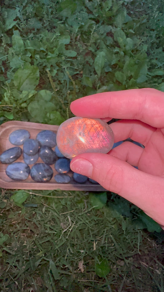 Labradorite mini palmstone