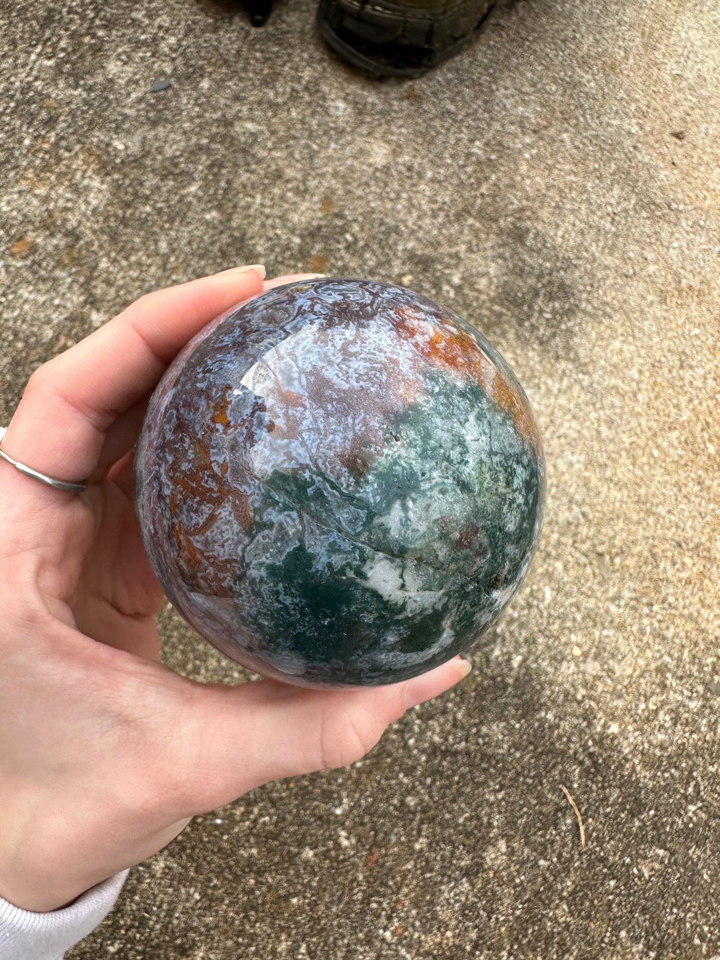 Ocean Jasper sphere #11