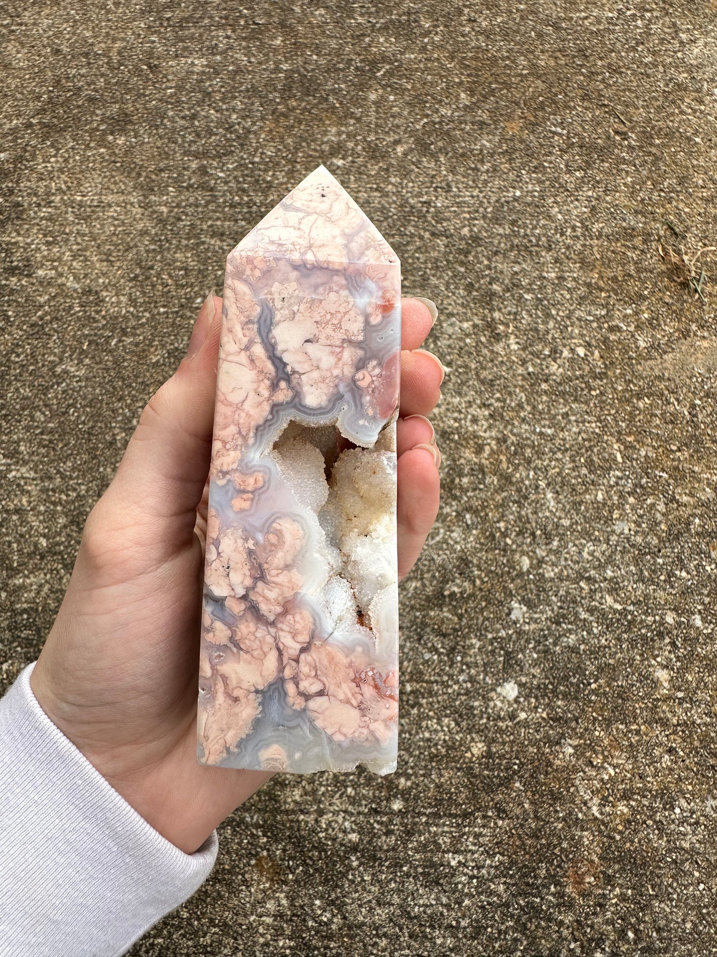 Cotton Candy Agate Tower #8