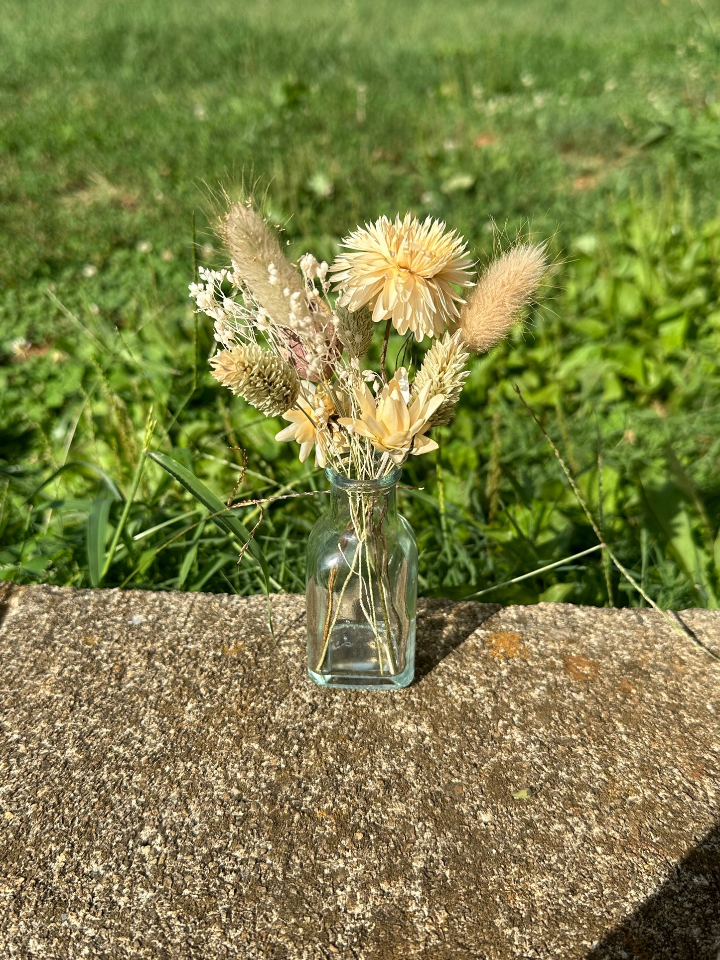 Neutral Dried Flower Bud Vase