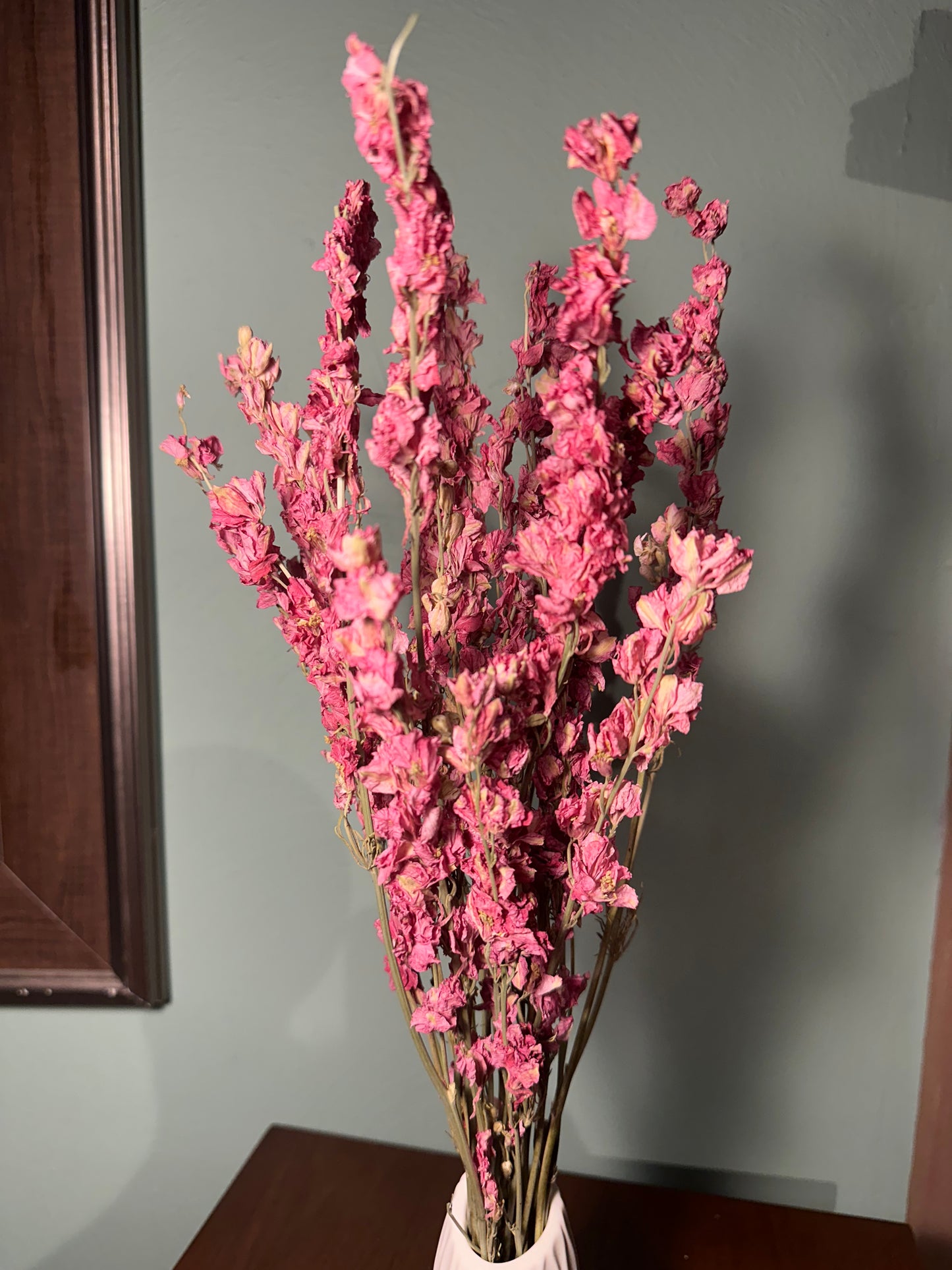 Pink Larkspur Dried Bouquet