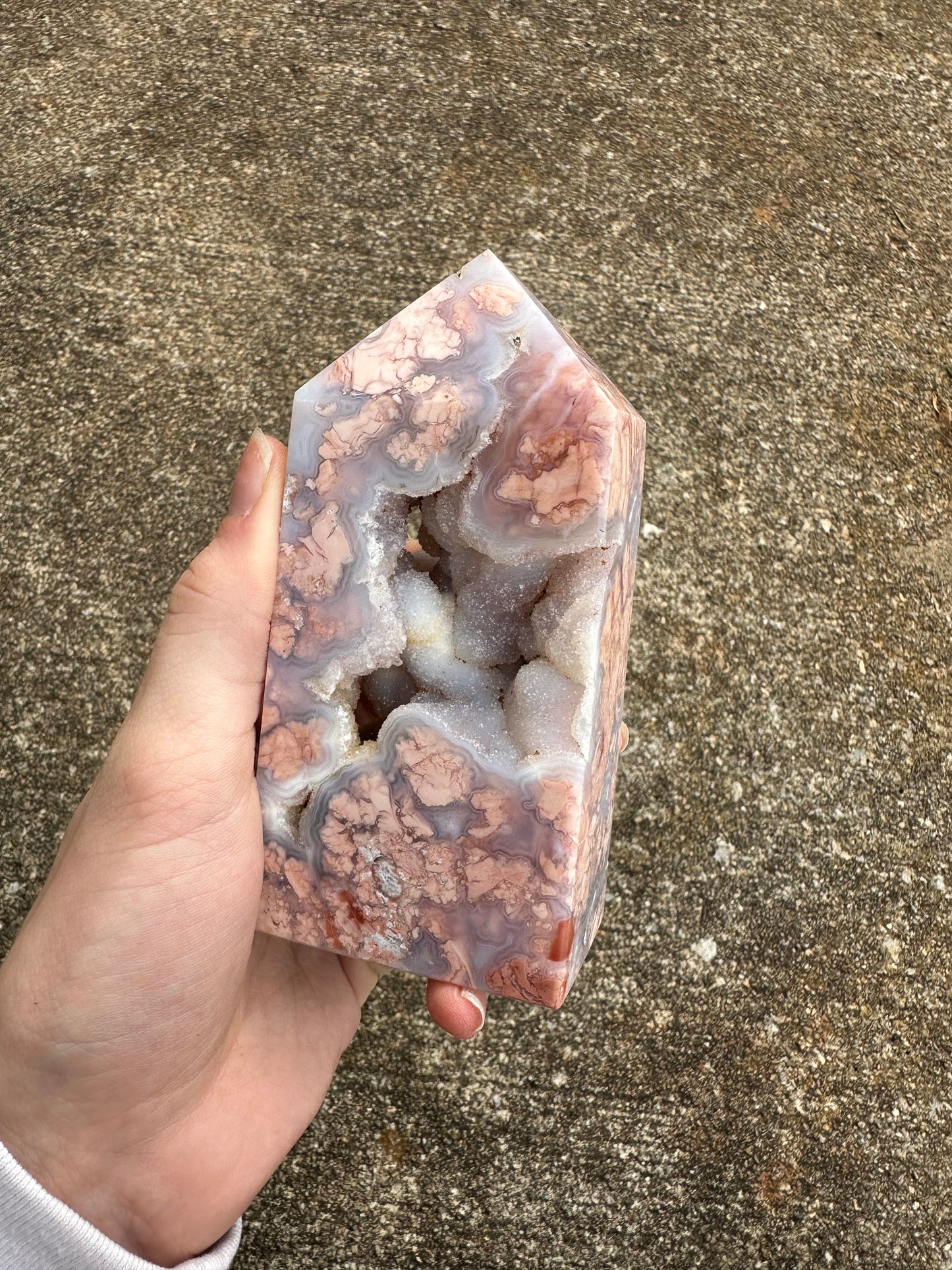 Cotton Candy Agate Tower #2